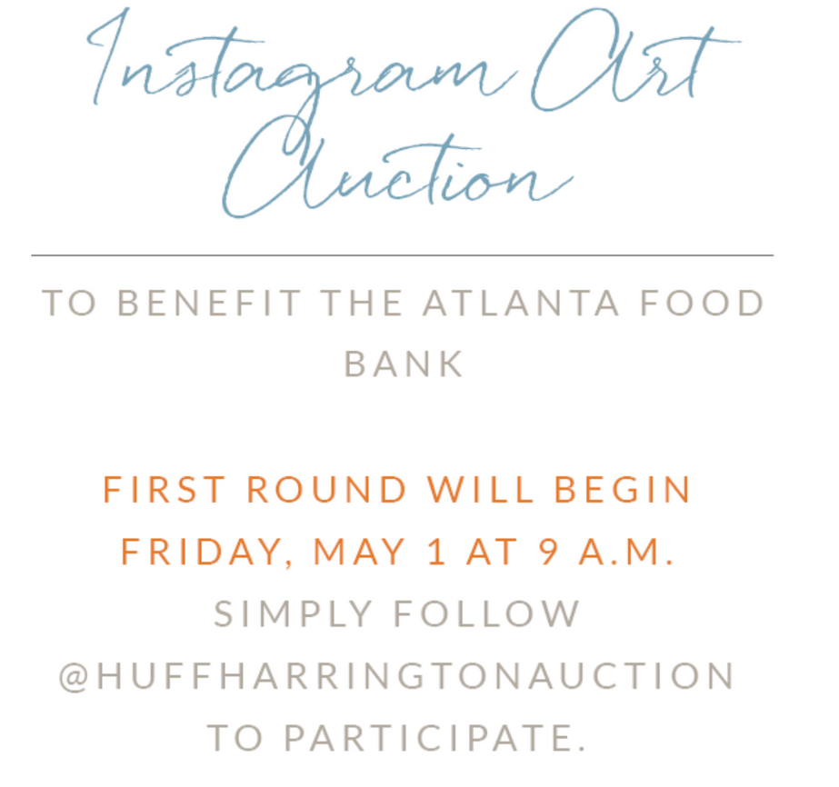 Ready, set, bid!  An Instagram art auction to support the Atlanta Community Food Bank