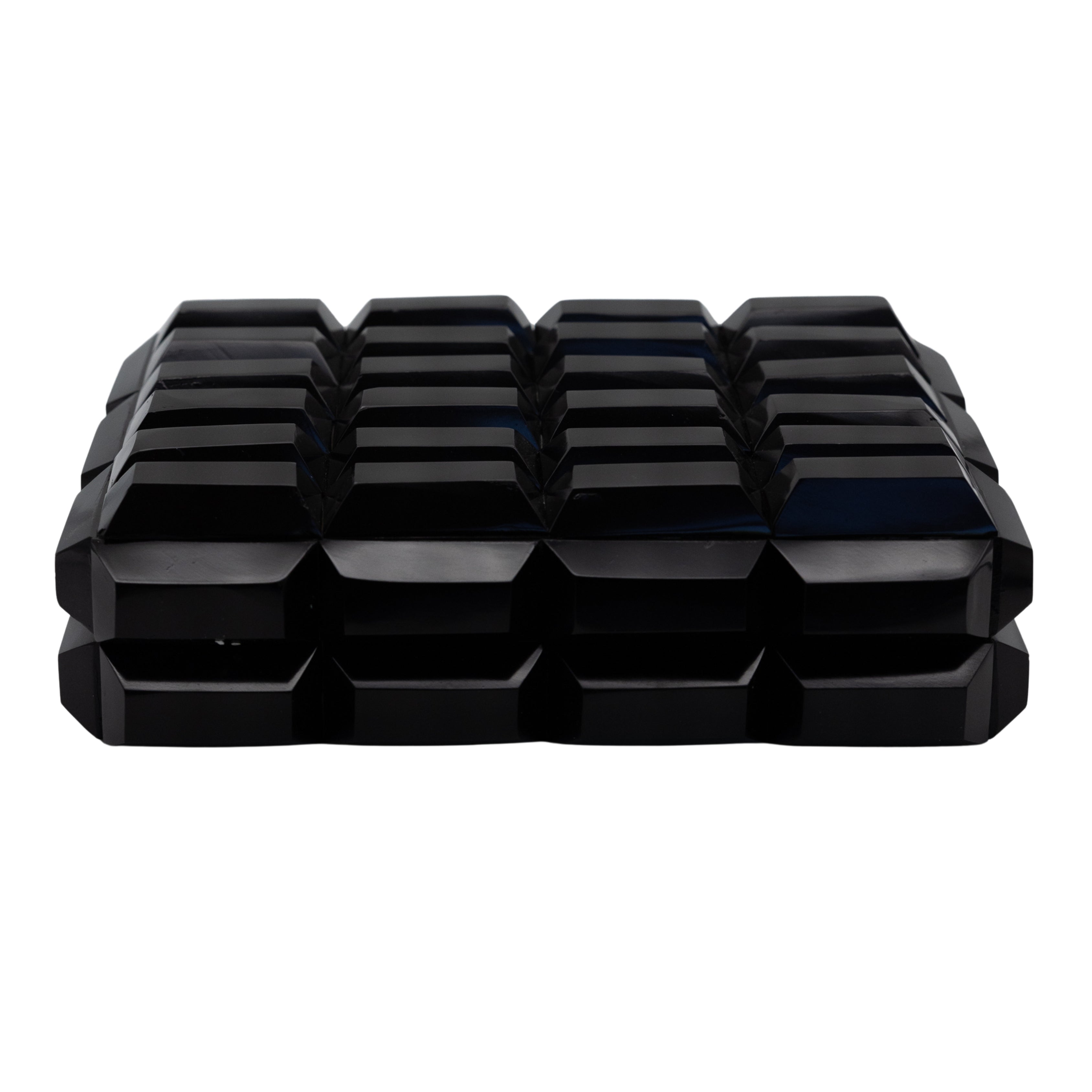 Large Black 3D Horn Box
