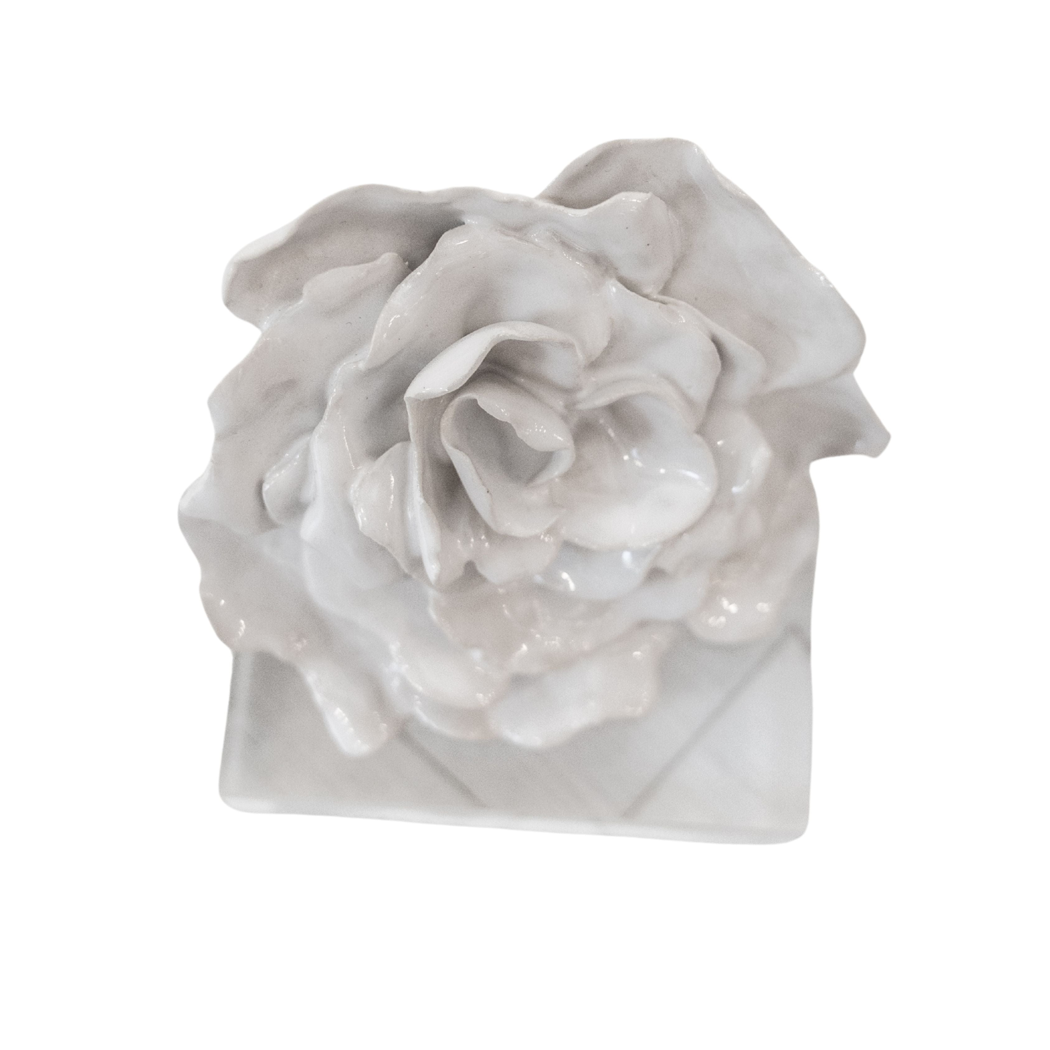 Ceramic Flower 3" x 3"