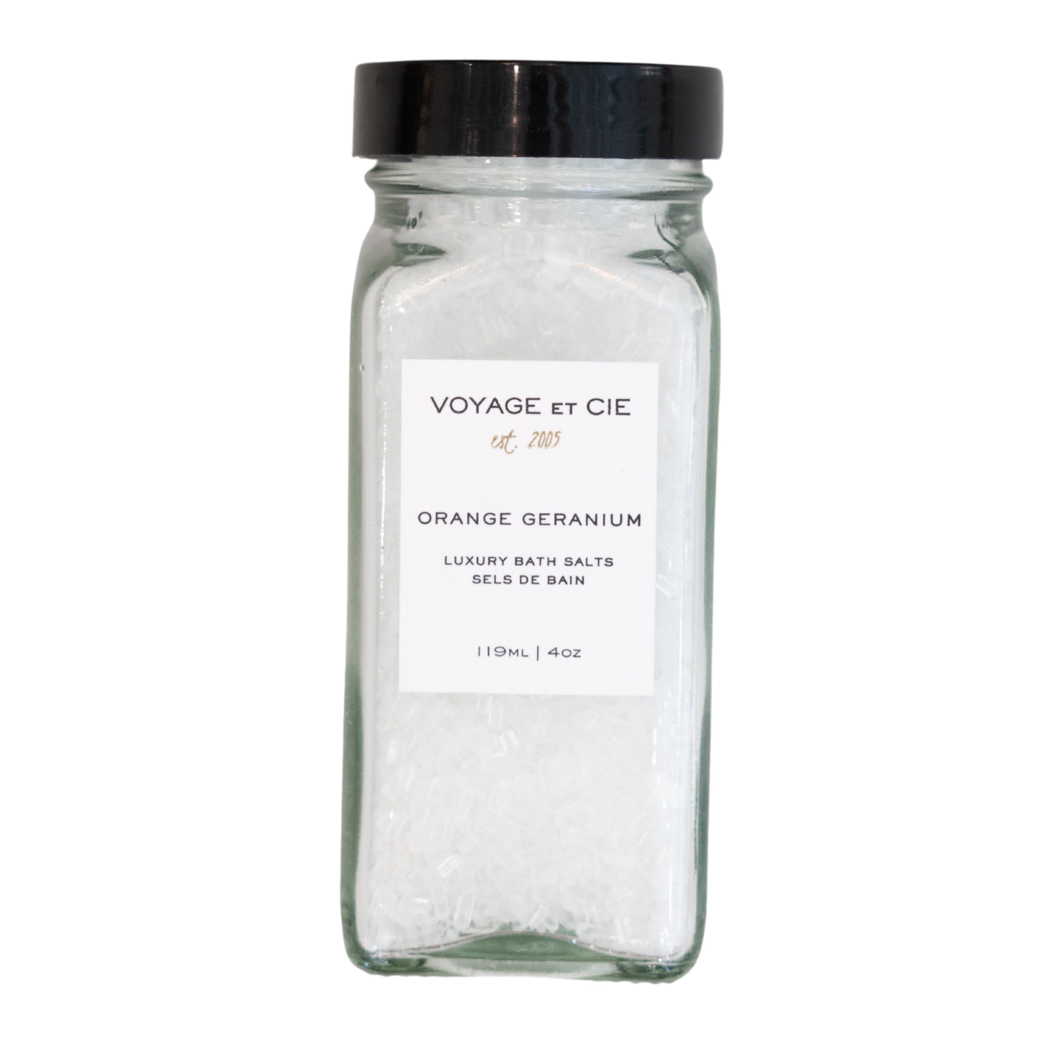 4oz Orange Geranium Botanical Mineral Salt