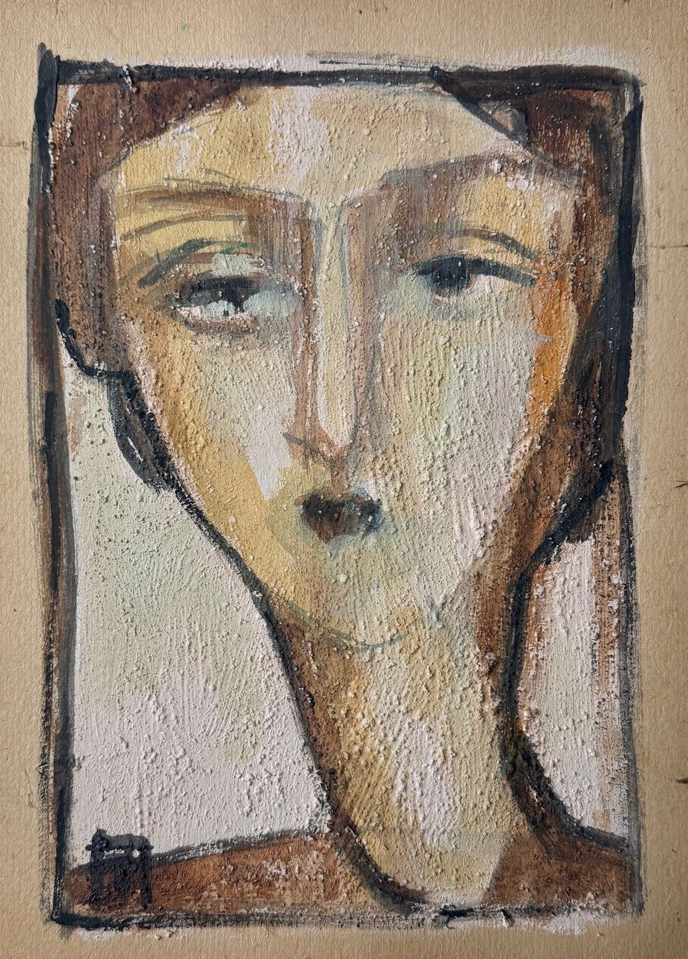 Heritage - Portrait in Brown (12 x 9)