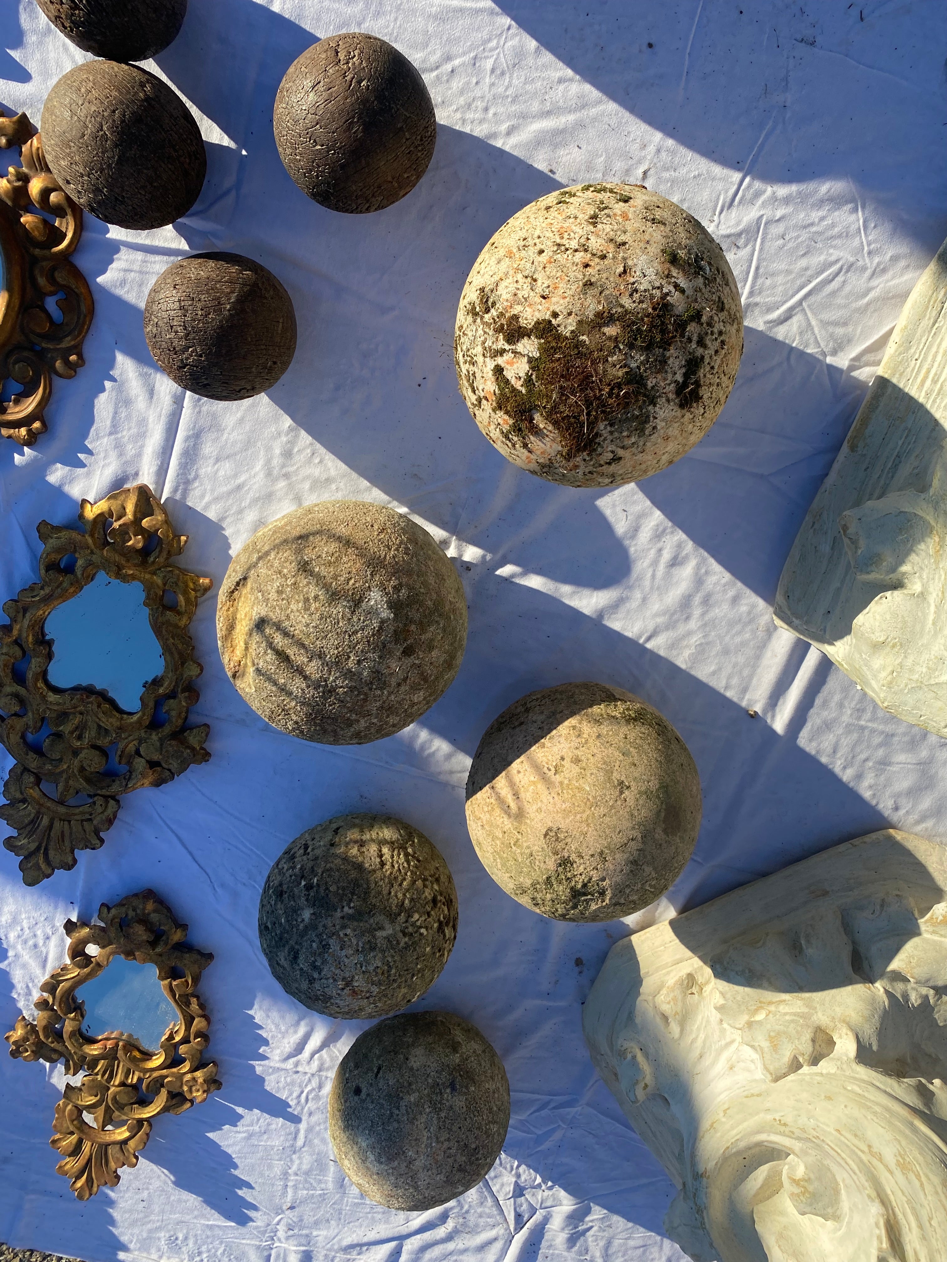 Vintage Stone Sphere