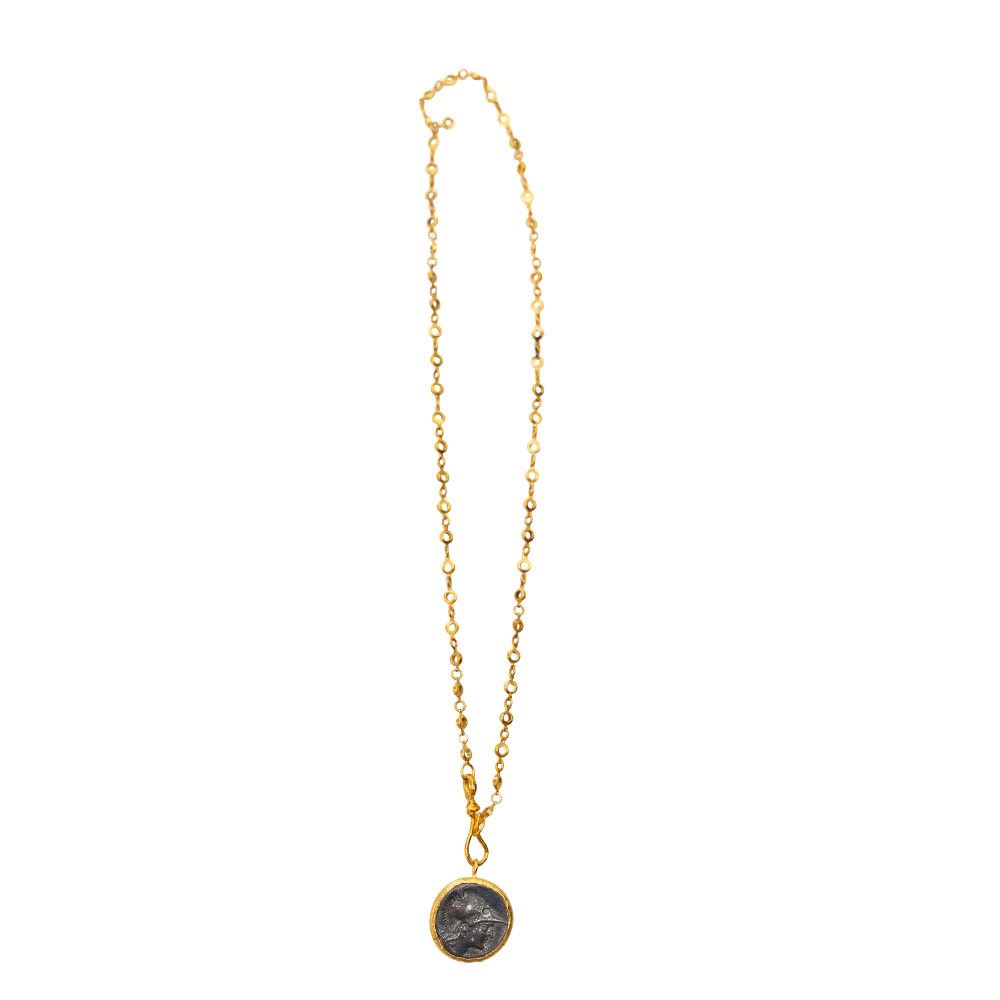 Chain & Smaller Coin Necklace