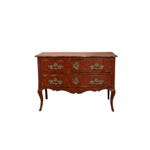 Load image into Gallery viewer, Red 18th C Louis XV Commode