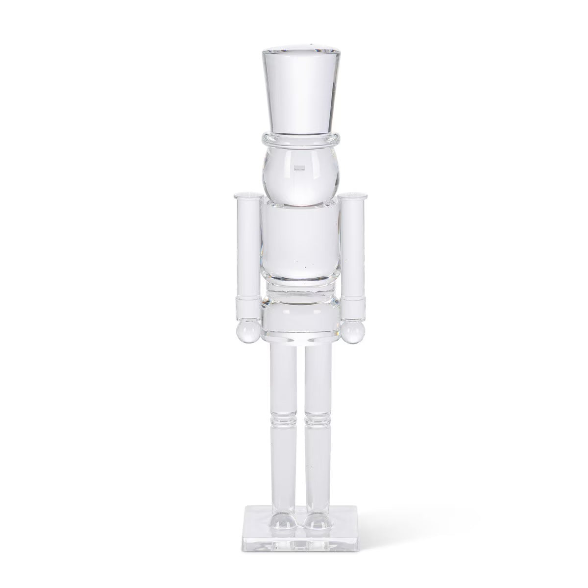 14.6" Clear Acrylic Nutcracker