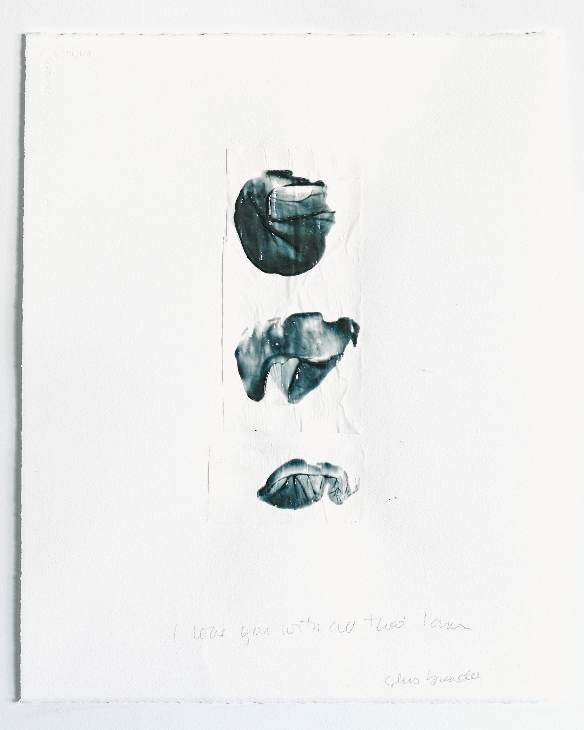 Chris Brandell - Love Poems 77a (25 x 21) - RESERVED