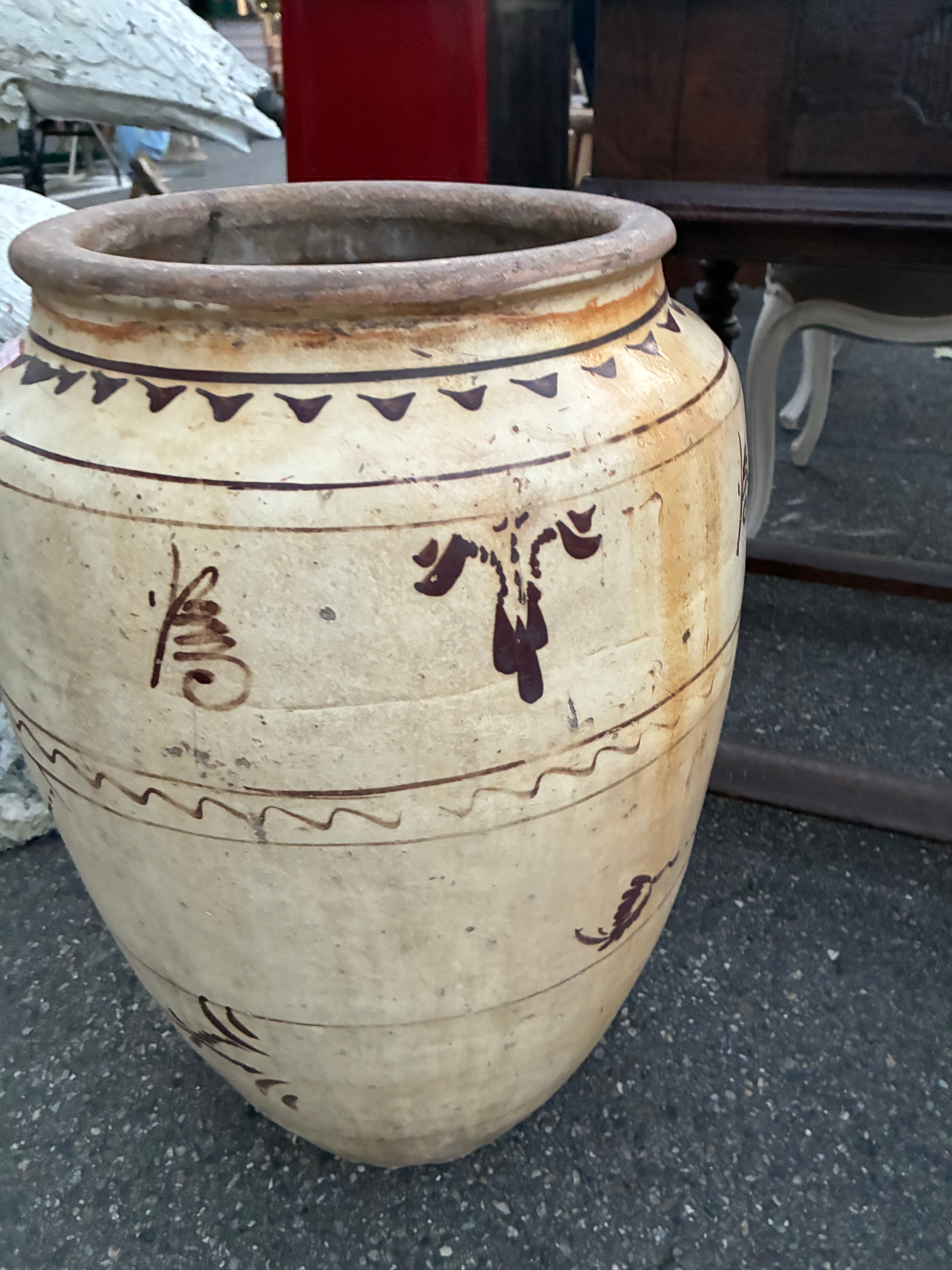 Glazed Chinese Ceramic Vase