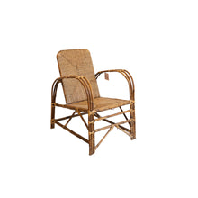 Load image into Gallery viewer, Pair of Vintage Bamboo Italian Armchairs