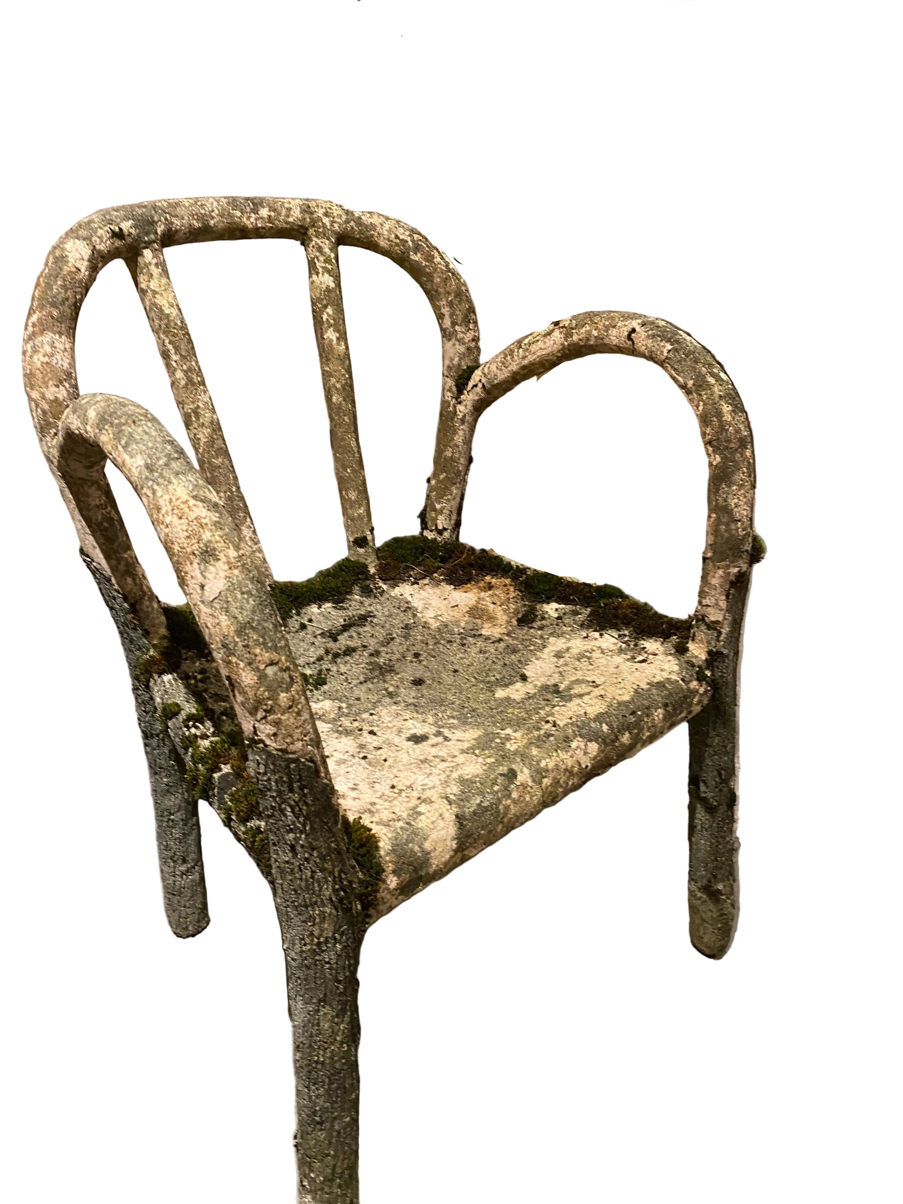 Pair of Faux Bois Armchairs Late 19th C.