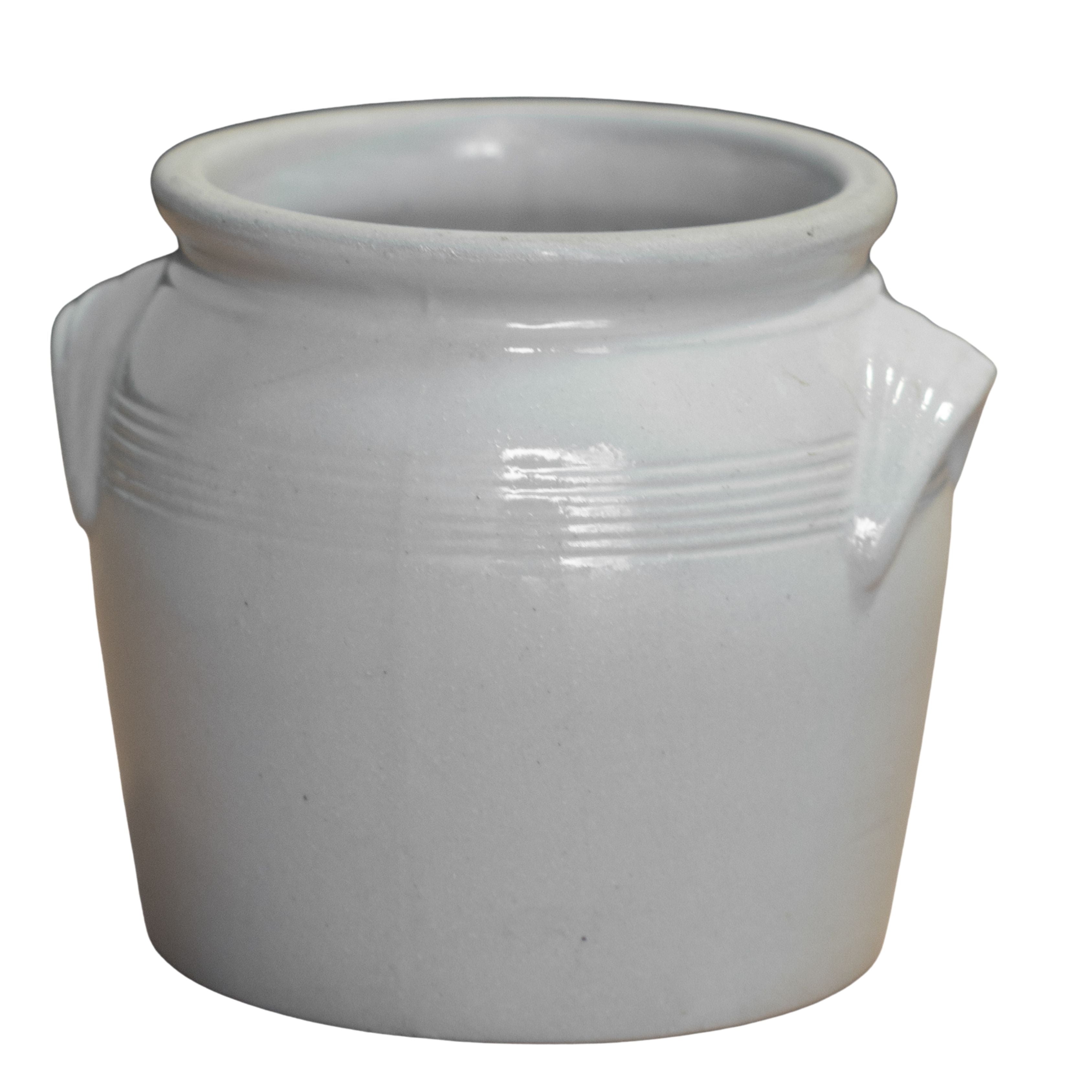 Cream & Grey Pot Small