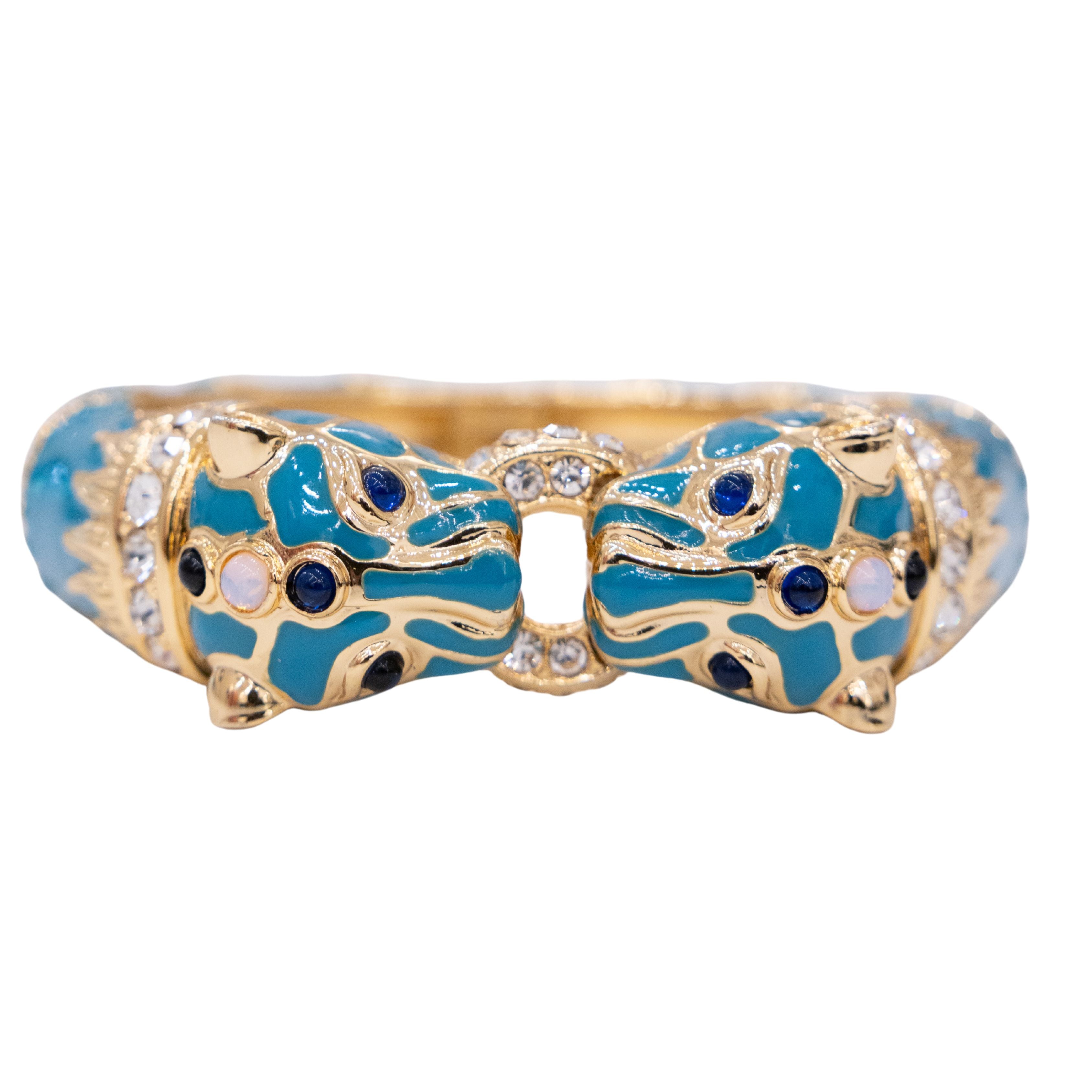 Turquoise Panther Bracelet