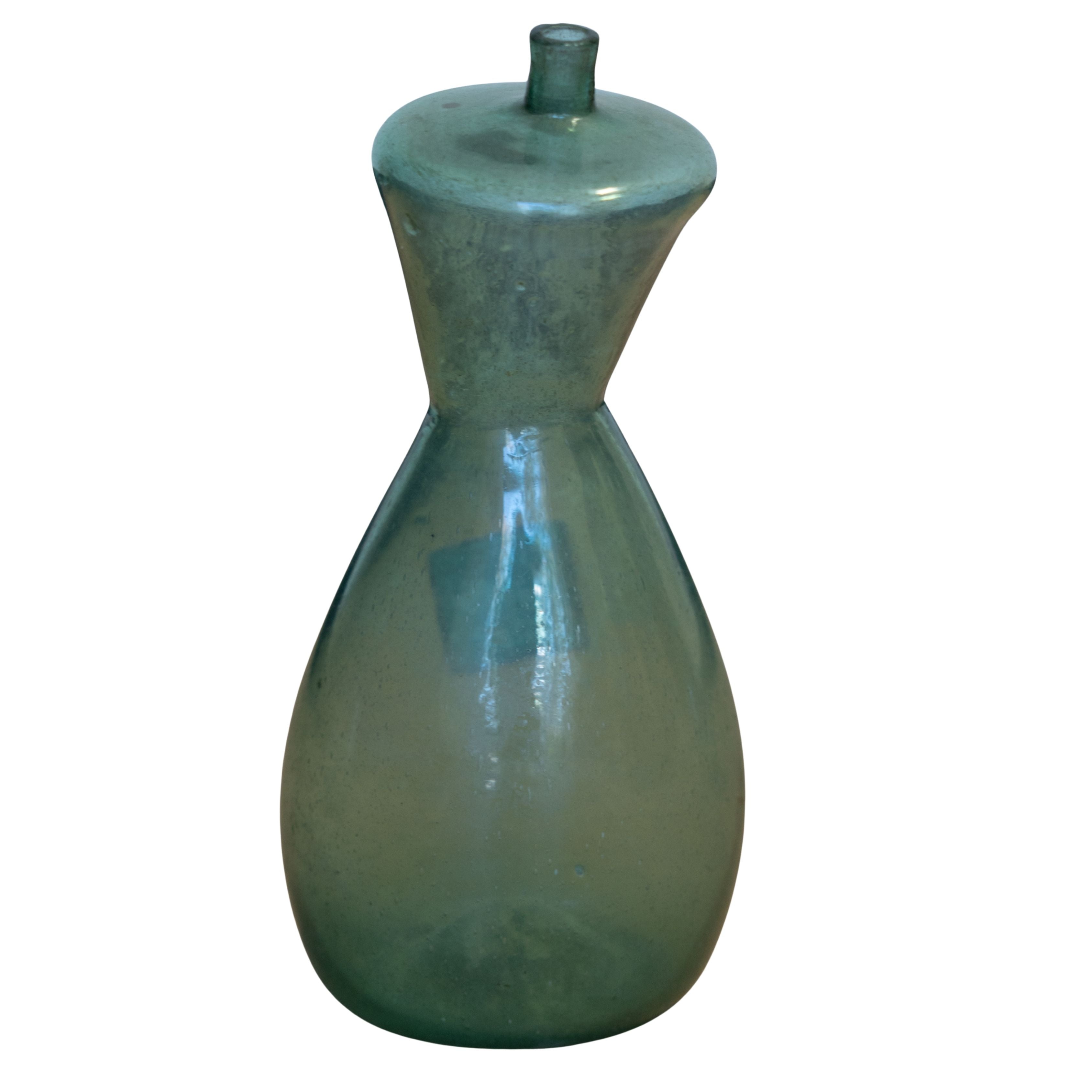 Antique Glass Feeding Bottle for Farm Animals - Small