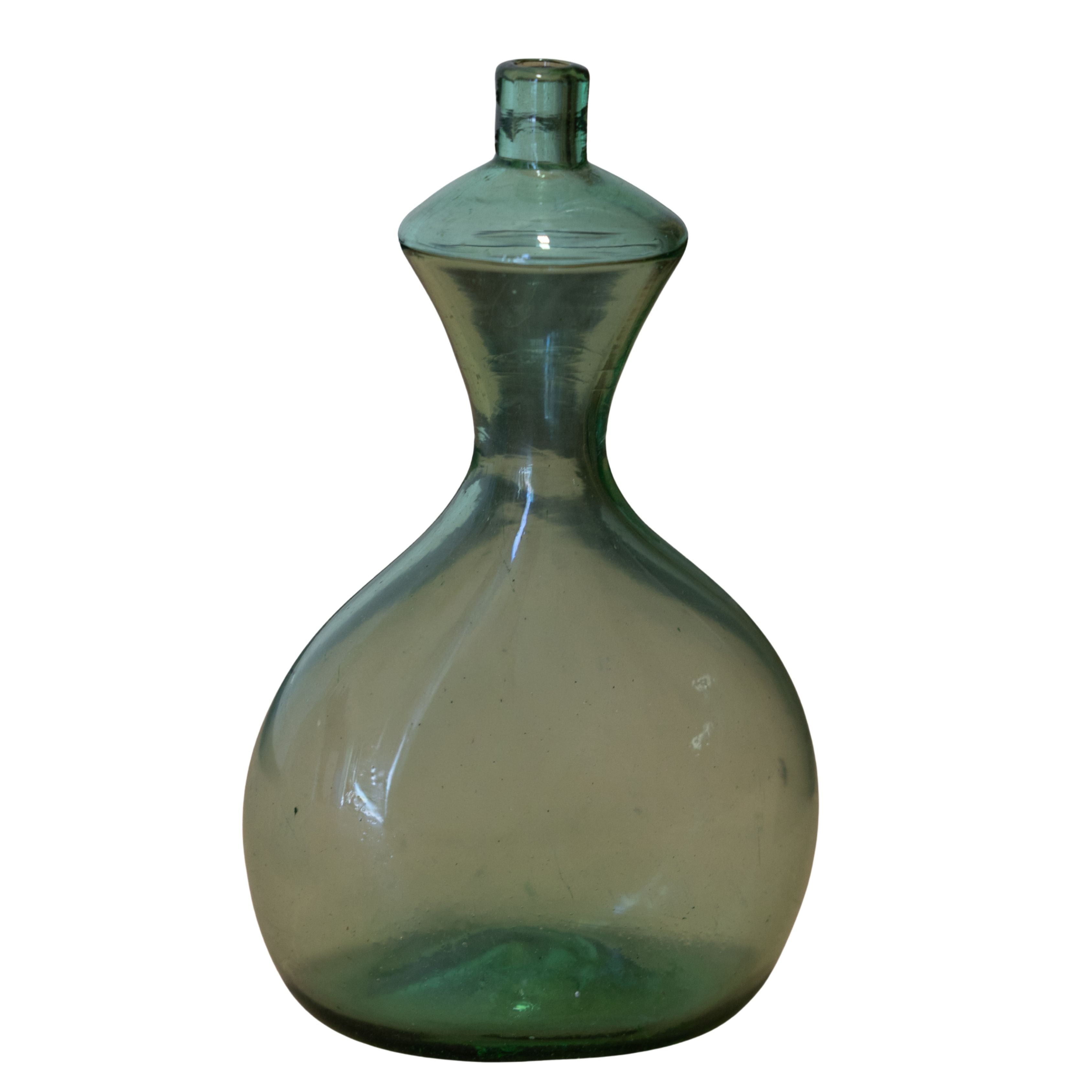 Antique Glass Feeding Bottle for Farm Animals - Large