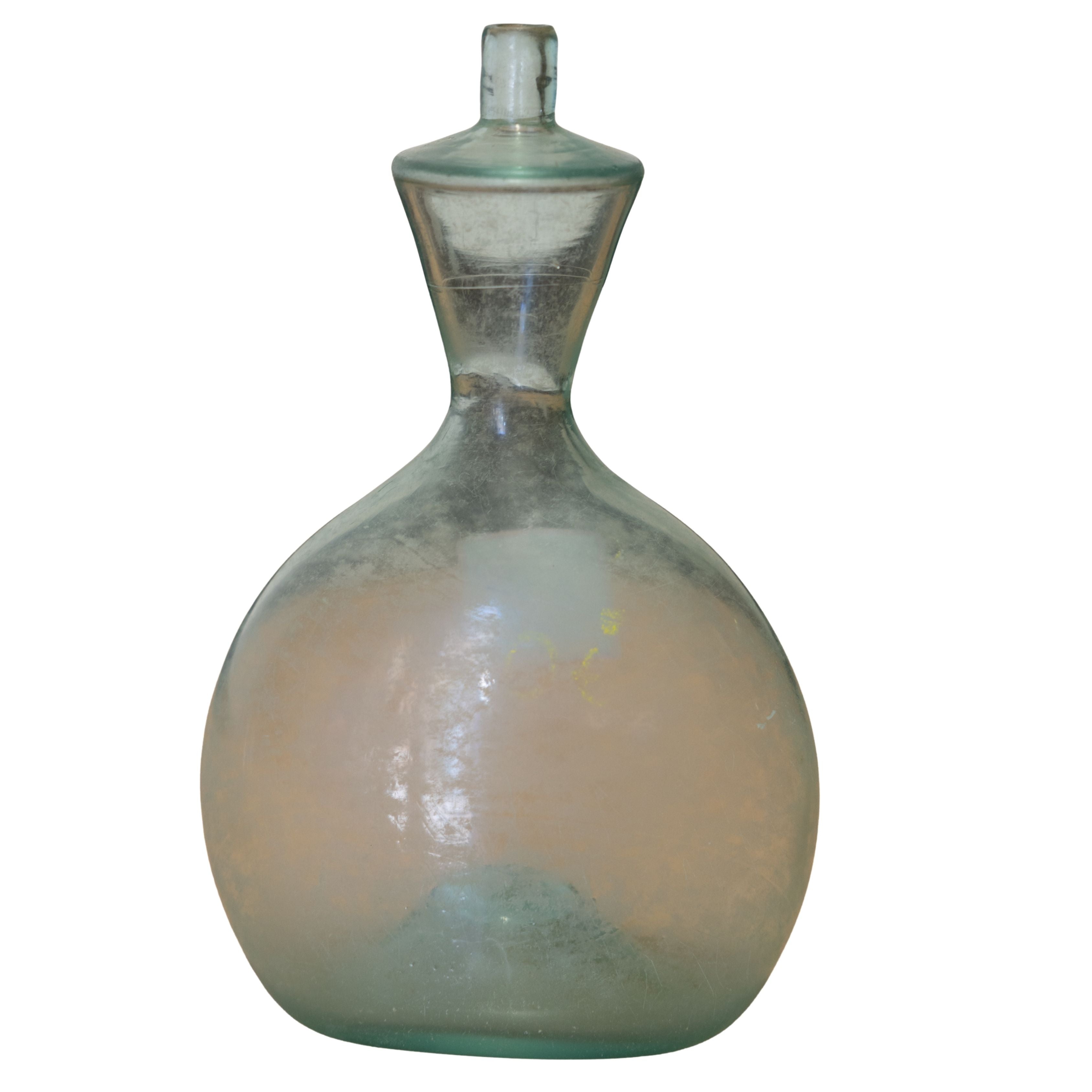 Antique Glass Feeding Bottle for Farm Animals - Small