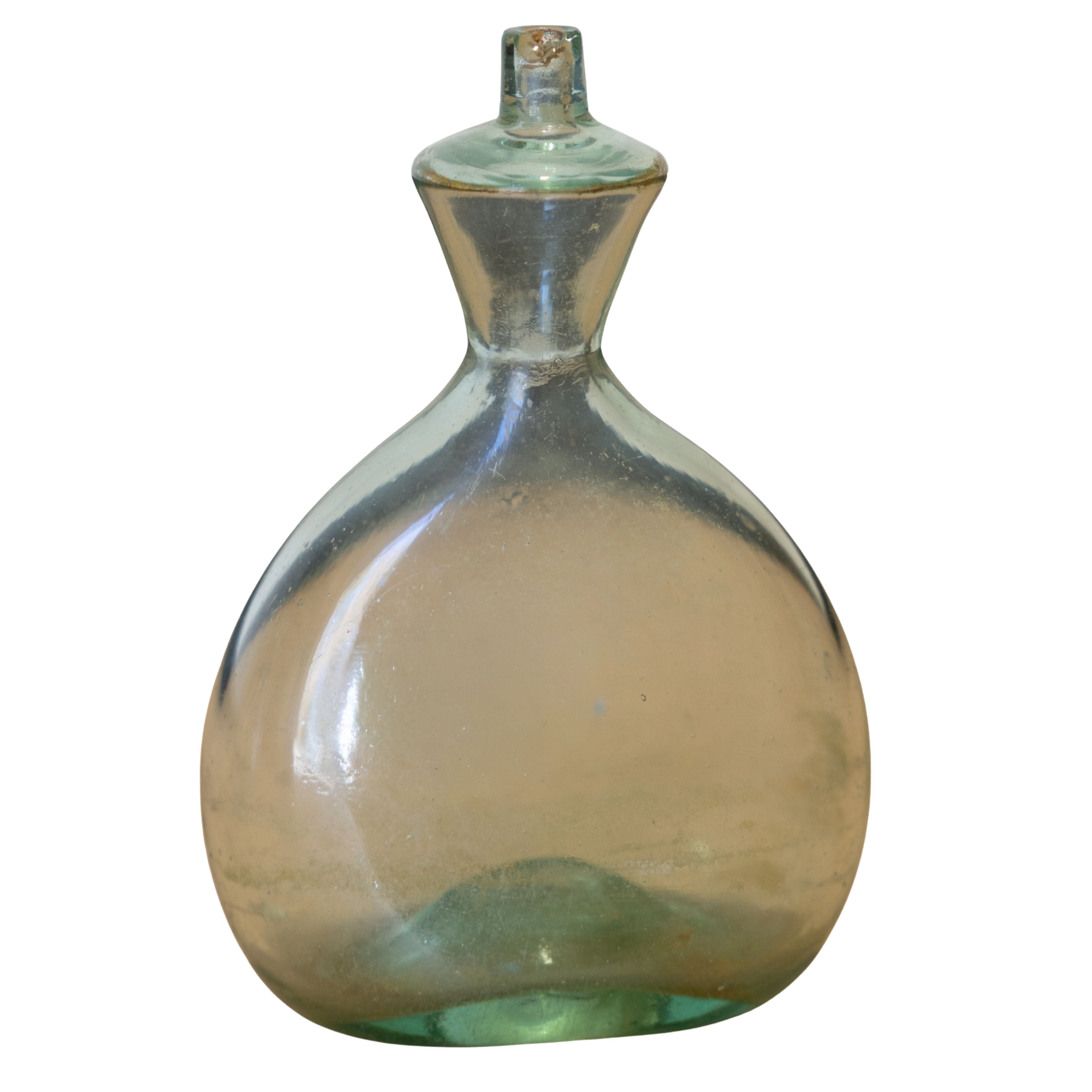 Antique Glass Feeding Bottle for Farm Animals - Small