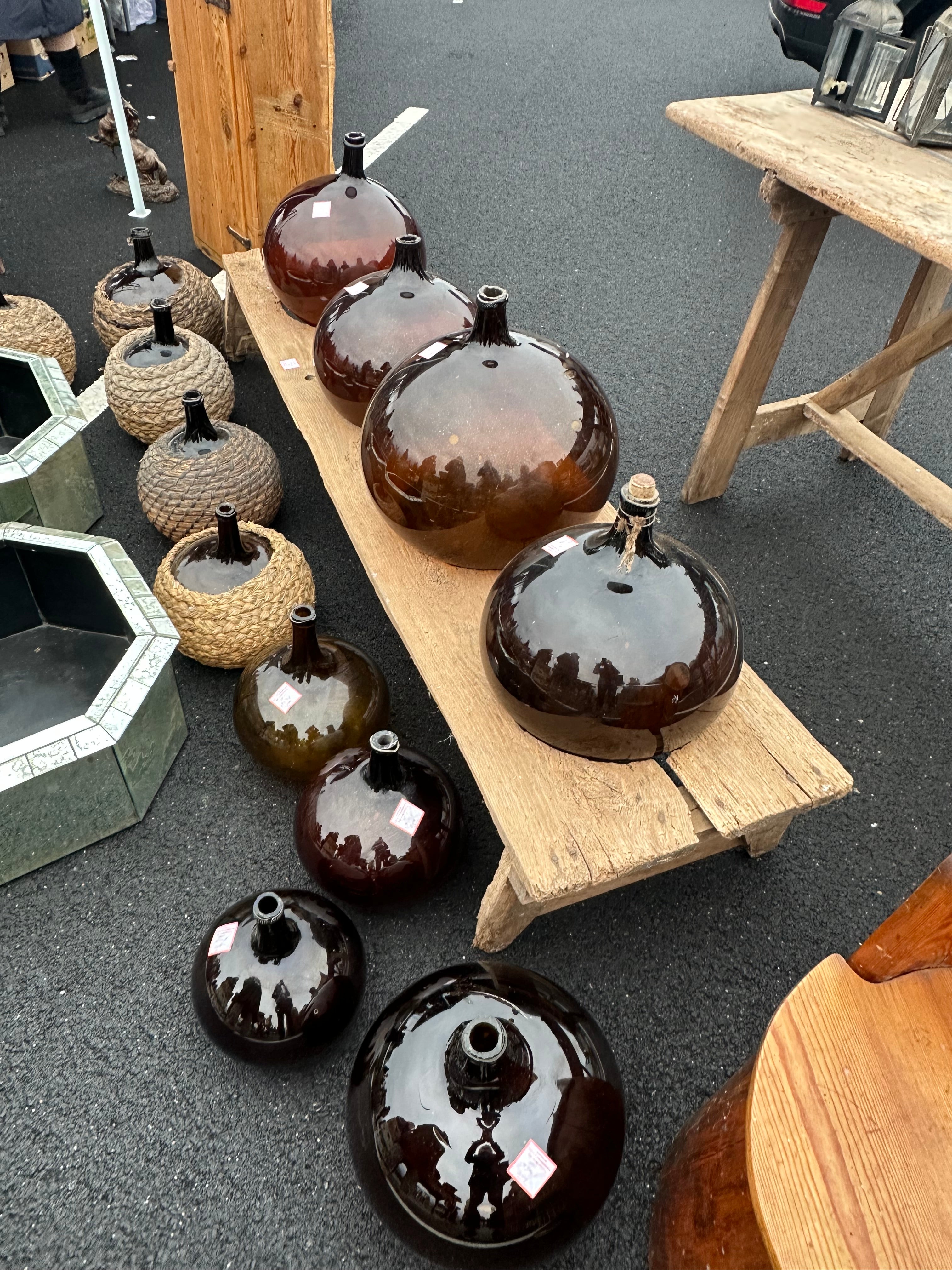 XL Onion-Shaped Glass Kirsch Holder