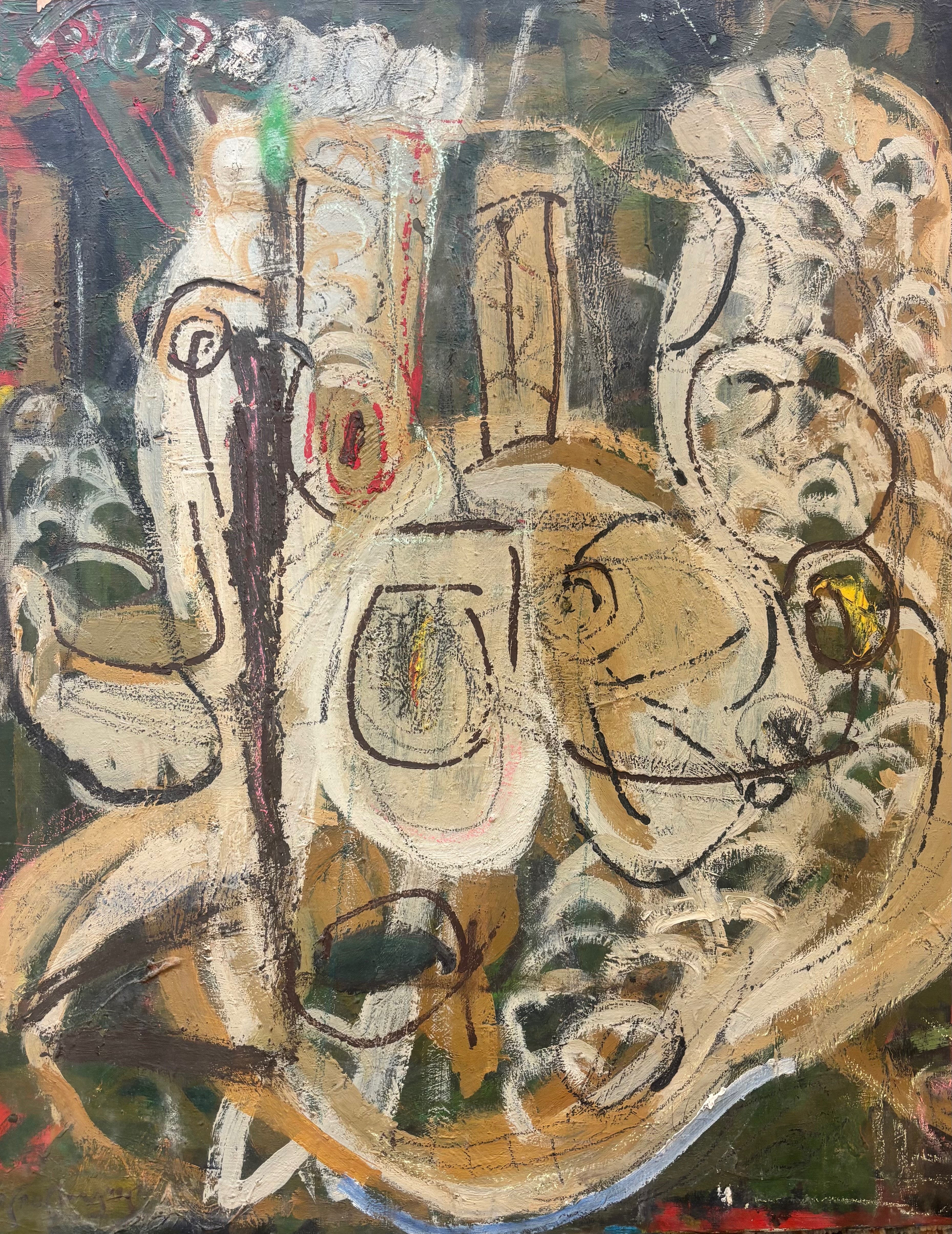 Heritage - 1950s Abstract by Patrick Boudon (39.5 x 32)