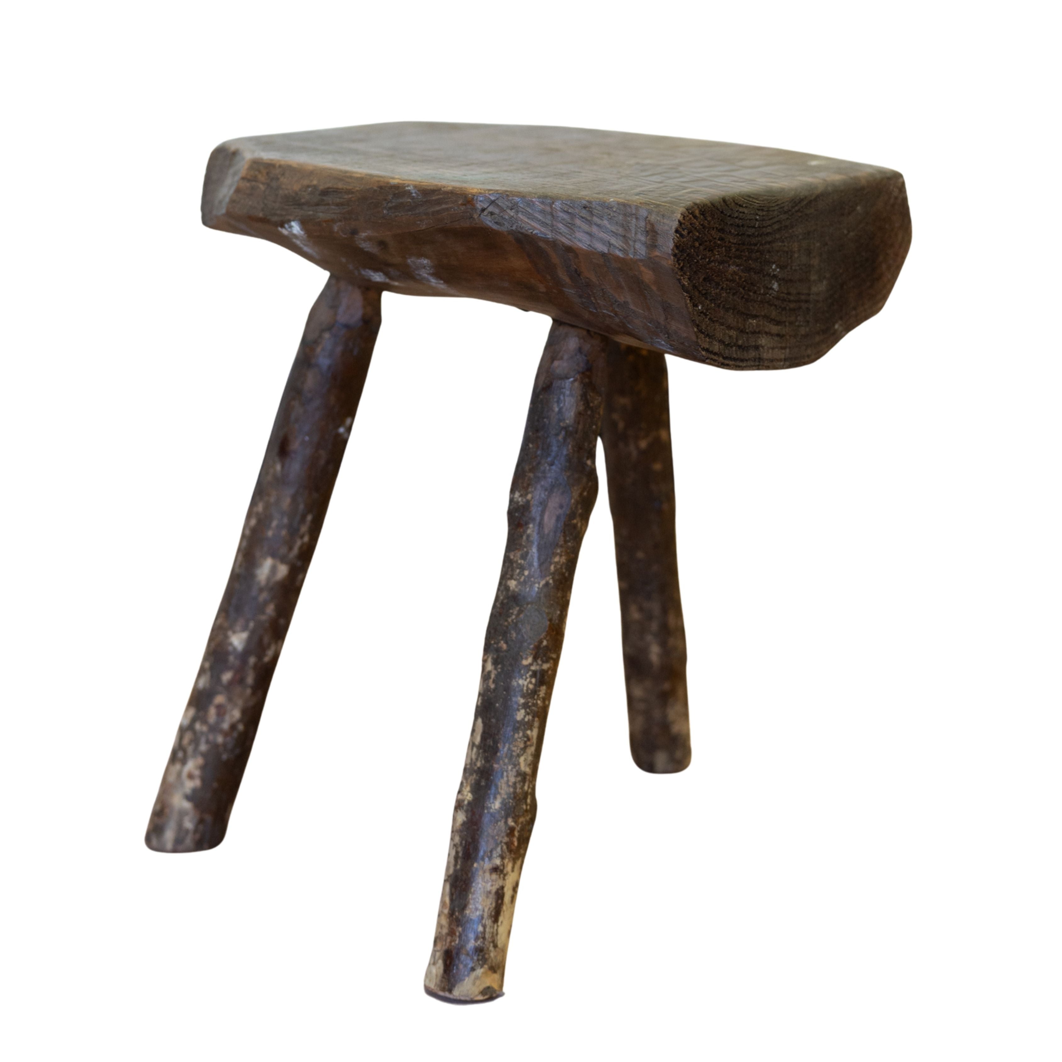 Small Rustic Wooden Stool