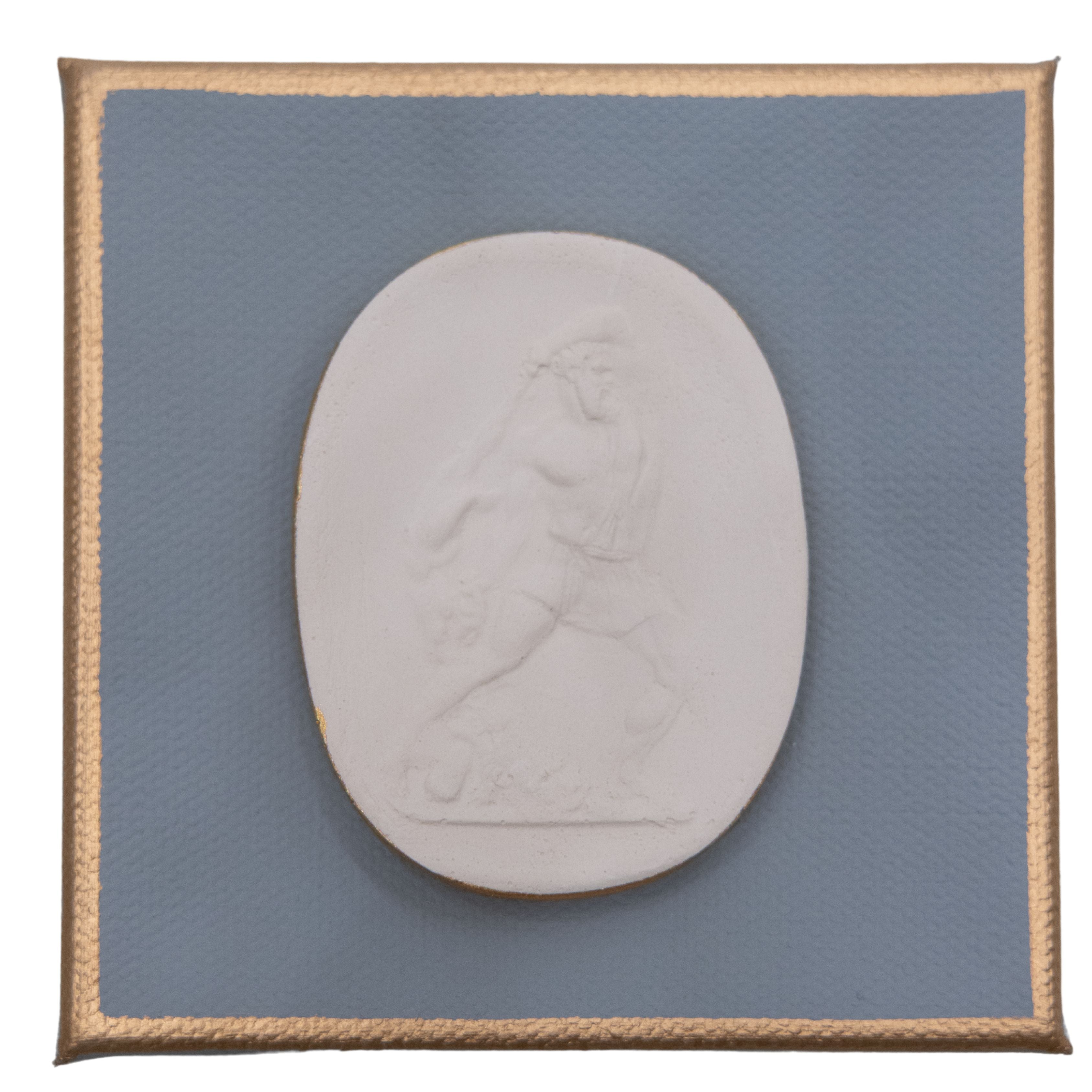 Blue Intaglio Hercules