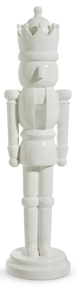 22.5" White Nutcracker - Crown