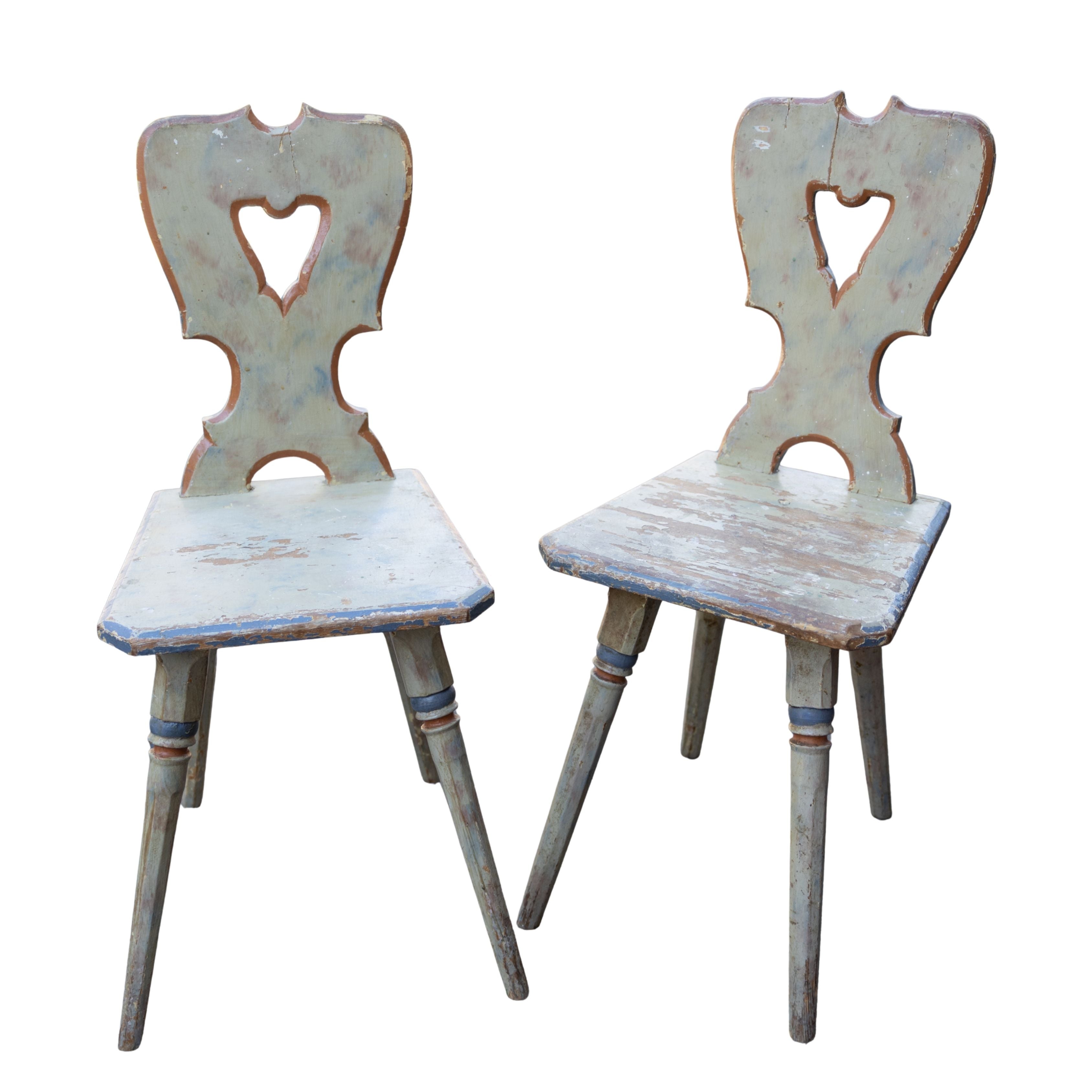 Swedish Wooden Painted Chair