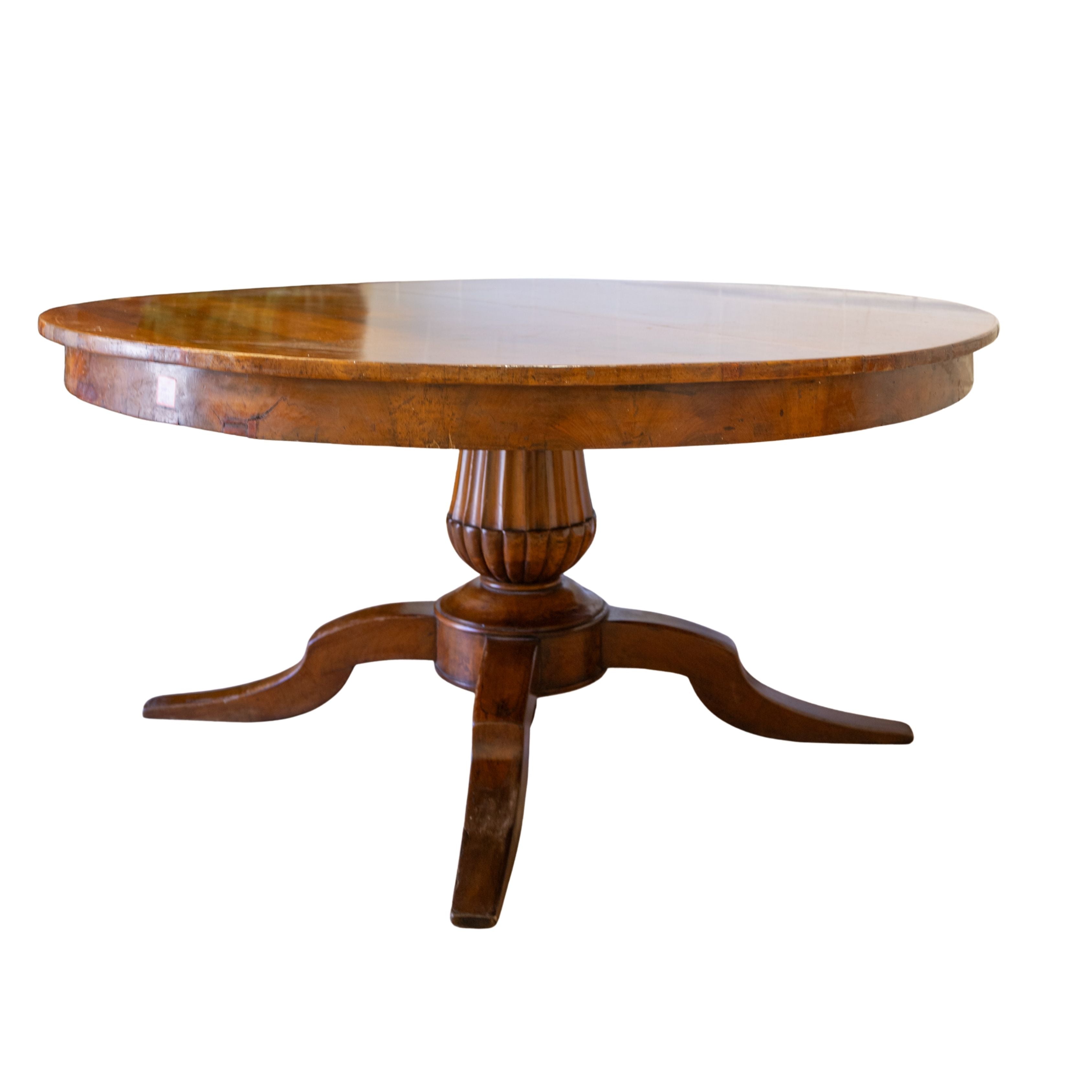 19th C Italian Walnut Dining Table