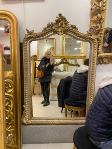 Louis XVI Mirror with Silver & Gold 59x42