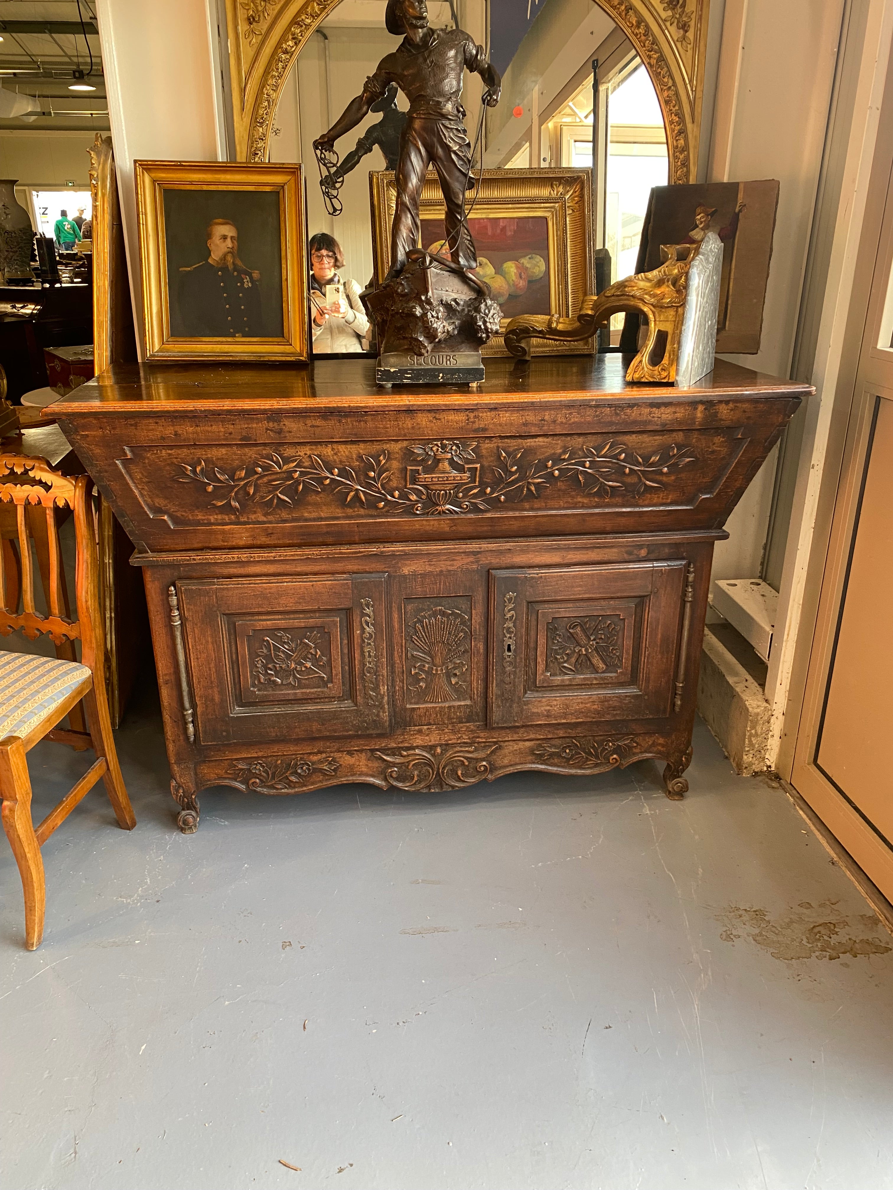 Kneading trough 18th C. 58x23x40