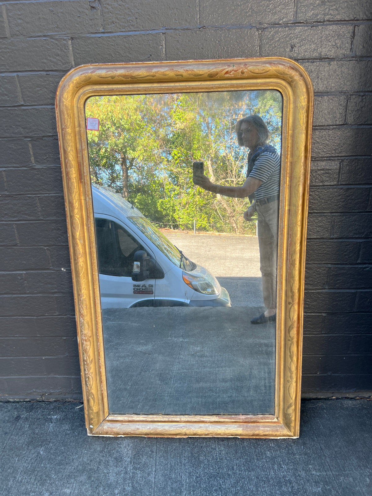 Louis Philippe Mirror 55" x 33.5"
