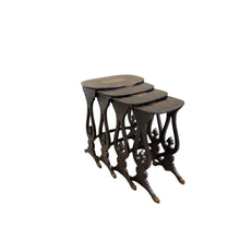 Load image into Gallery viewer, Chinoiserie Nesting Tables Set/4