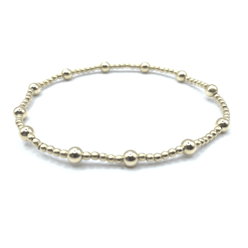 Twelve 4mm Beads Karma Bracelet