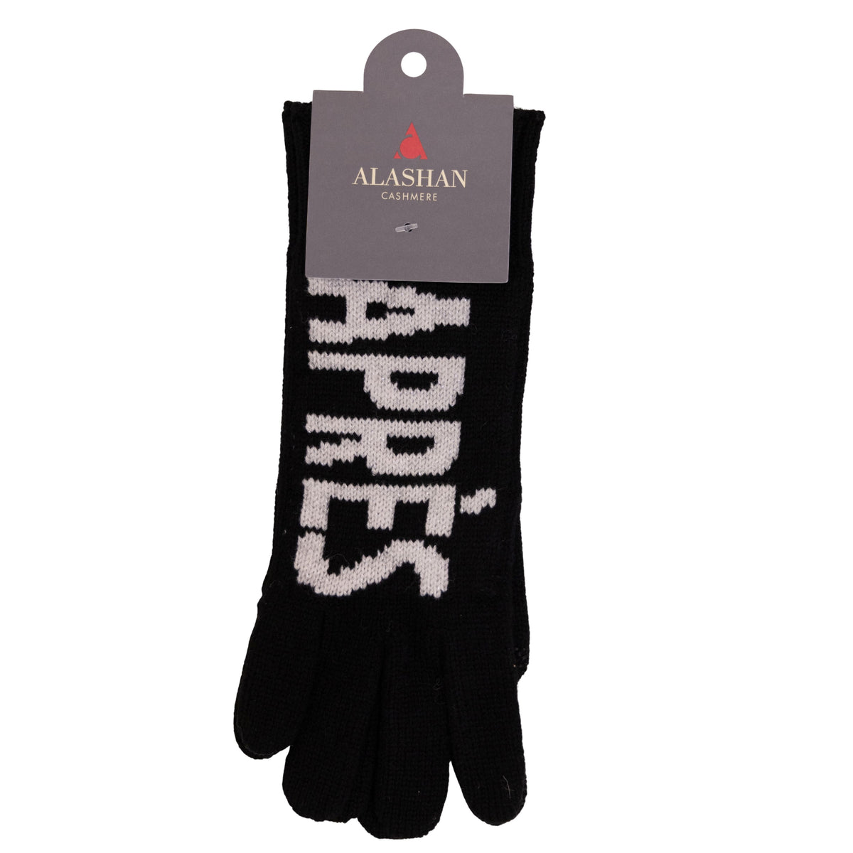 Black Lurex Gloves "Apres"