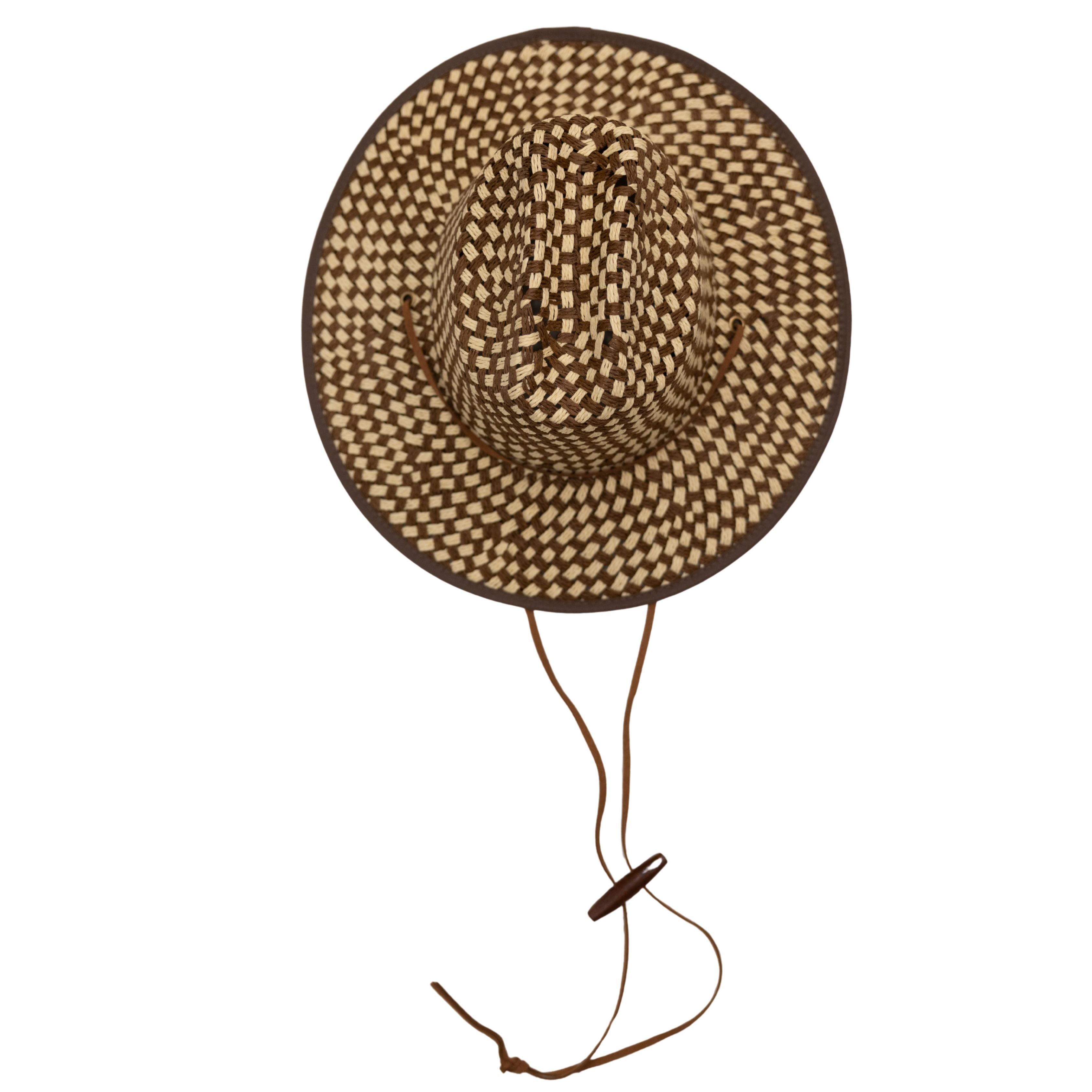 Brown & Cream Lifeguard Hat