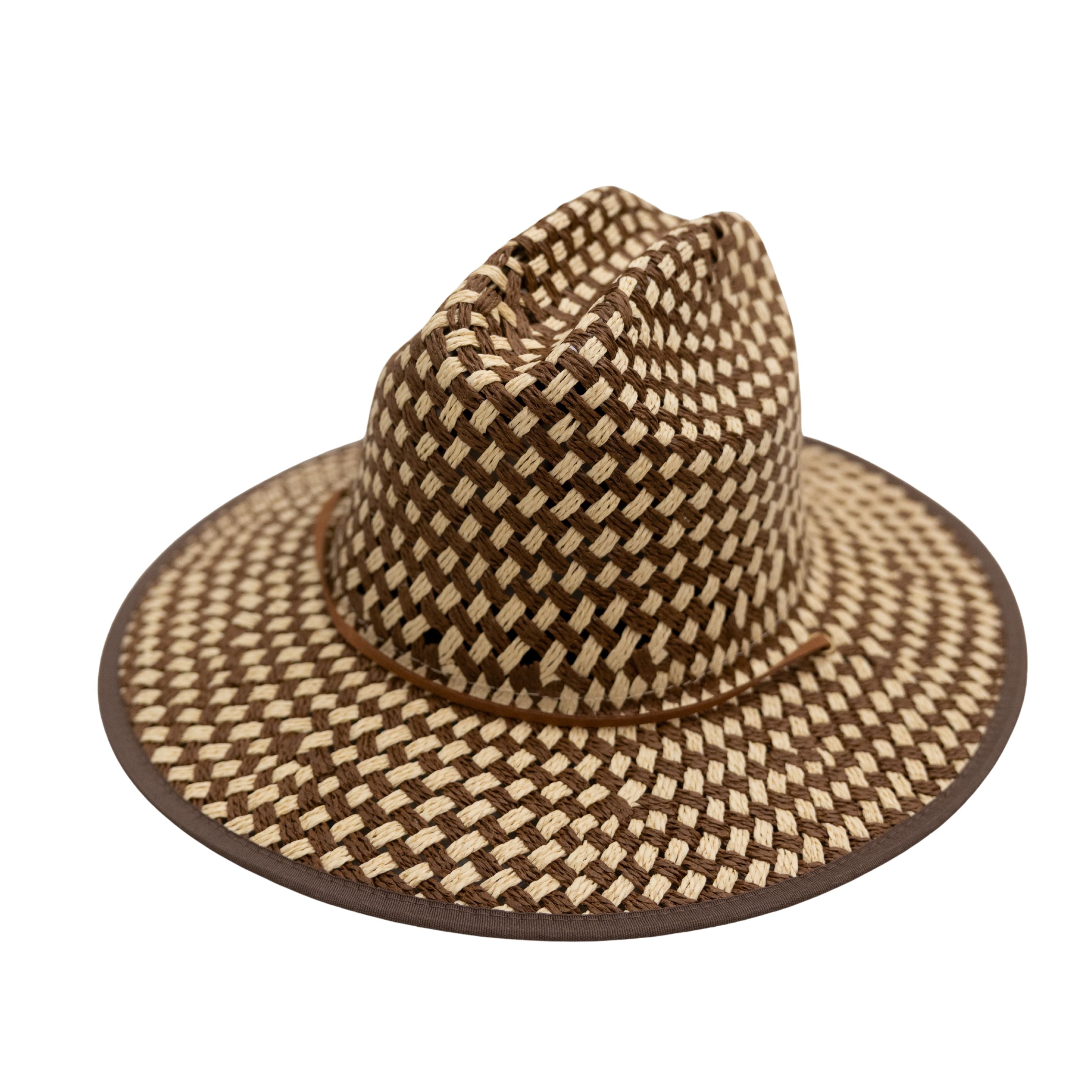 Brown & Cream Lifeguard Hat