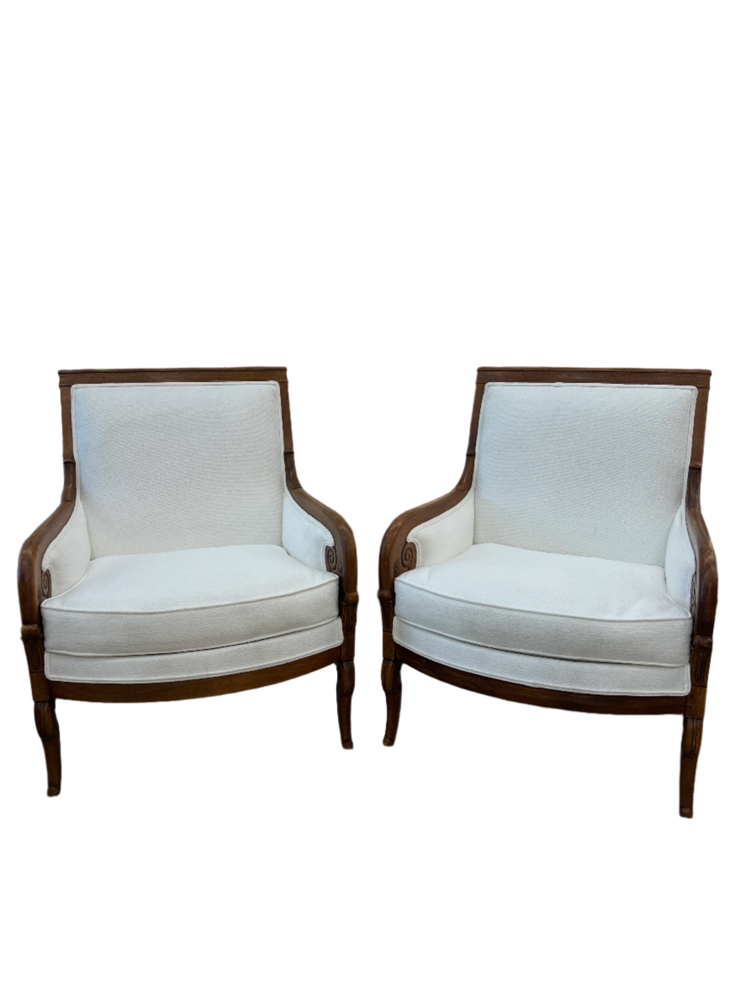 Pair of 1960s French Armchairs