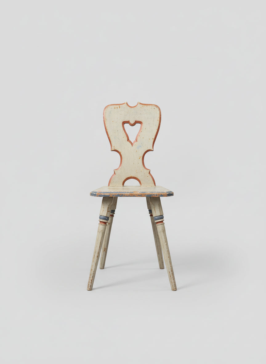 Swedish Wooden Painted Chair