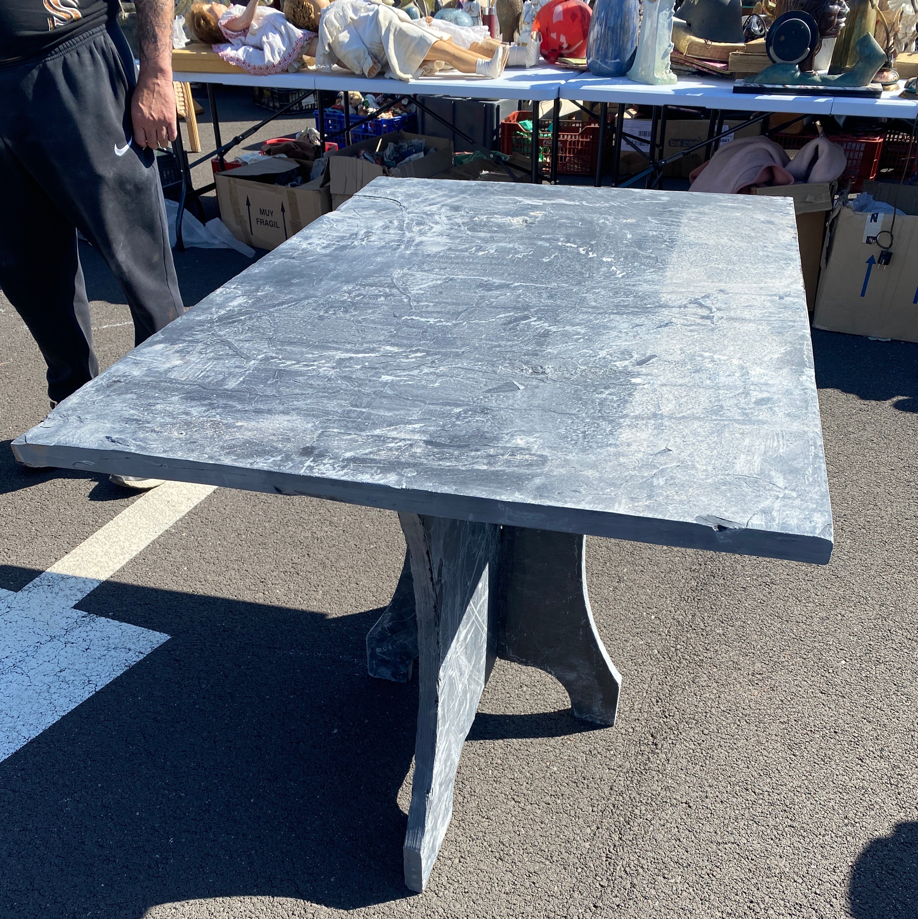 Large Outdoor Slate Table