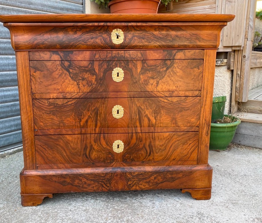 Commode LP Patinee Wooden Top Small 4 Keyholes