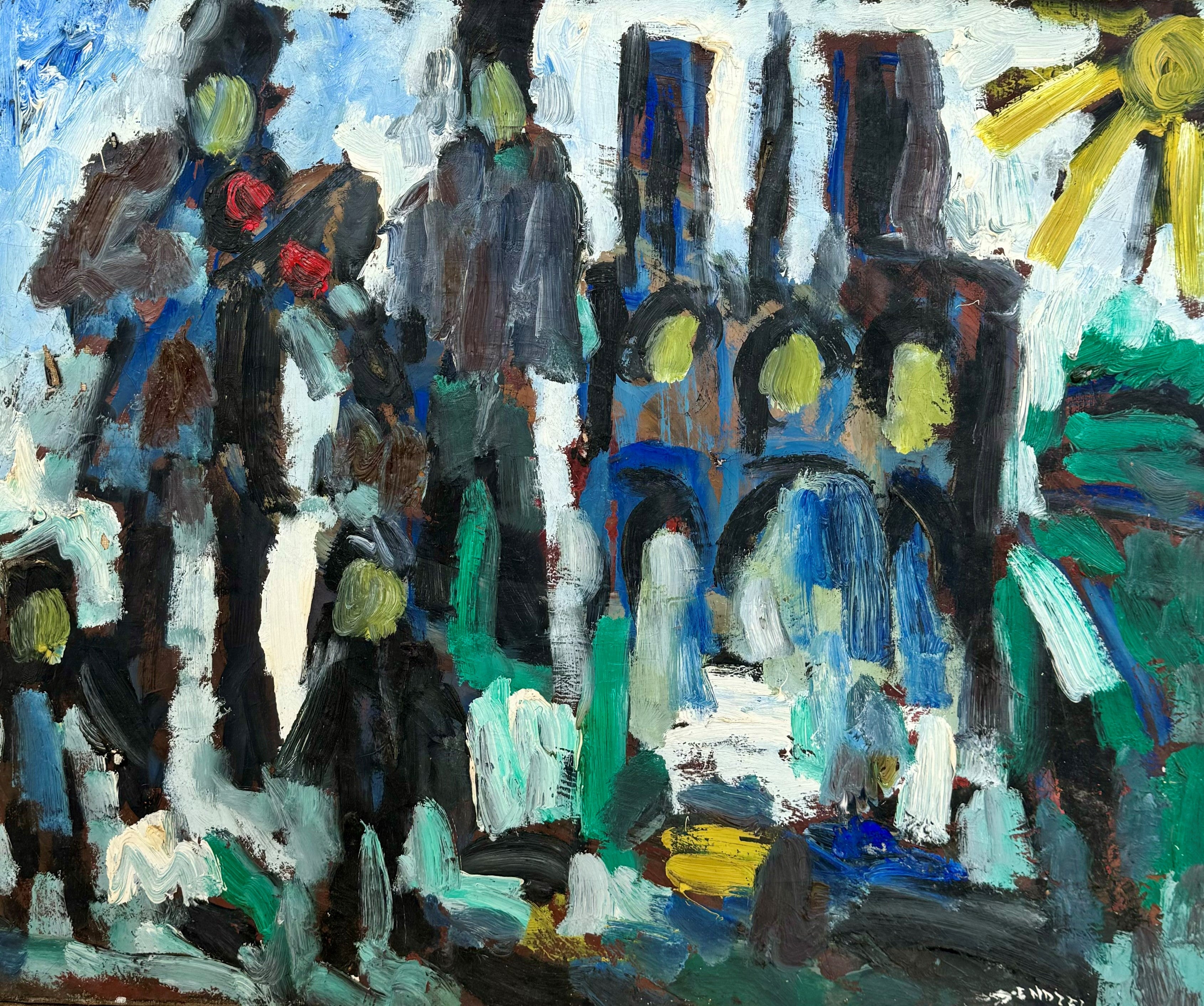 Heritage - The Sun Shines on Notre Dame by Jacques Endzel (20 x 24)