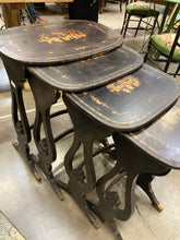 Load image into Gallery viewer, Chinoiserie Nesting Tables Set/4