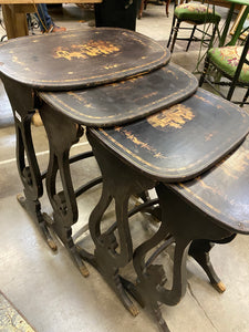 Chinoiserie Nesting Tables Set/4