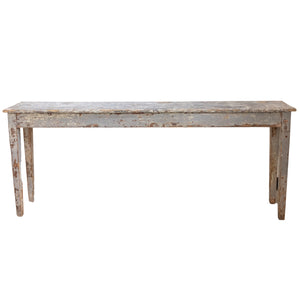 Italian Painted Console 88"L