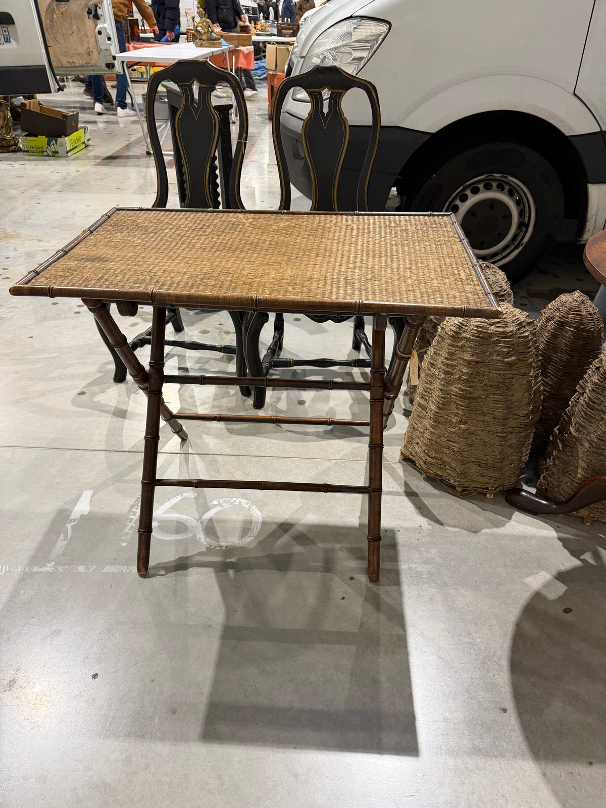 Folding Bamboo Table