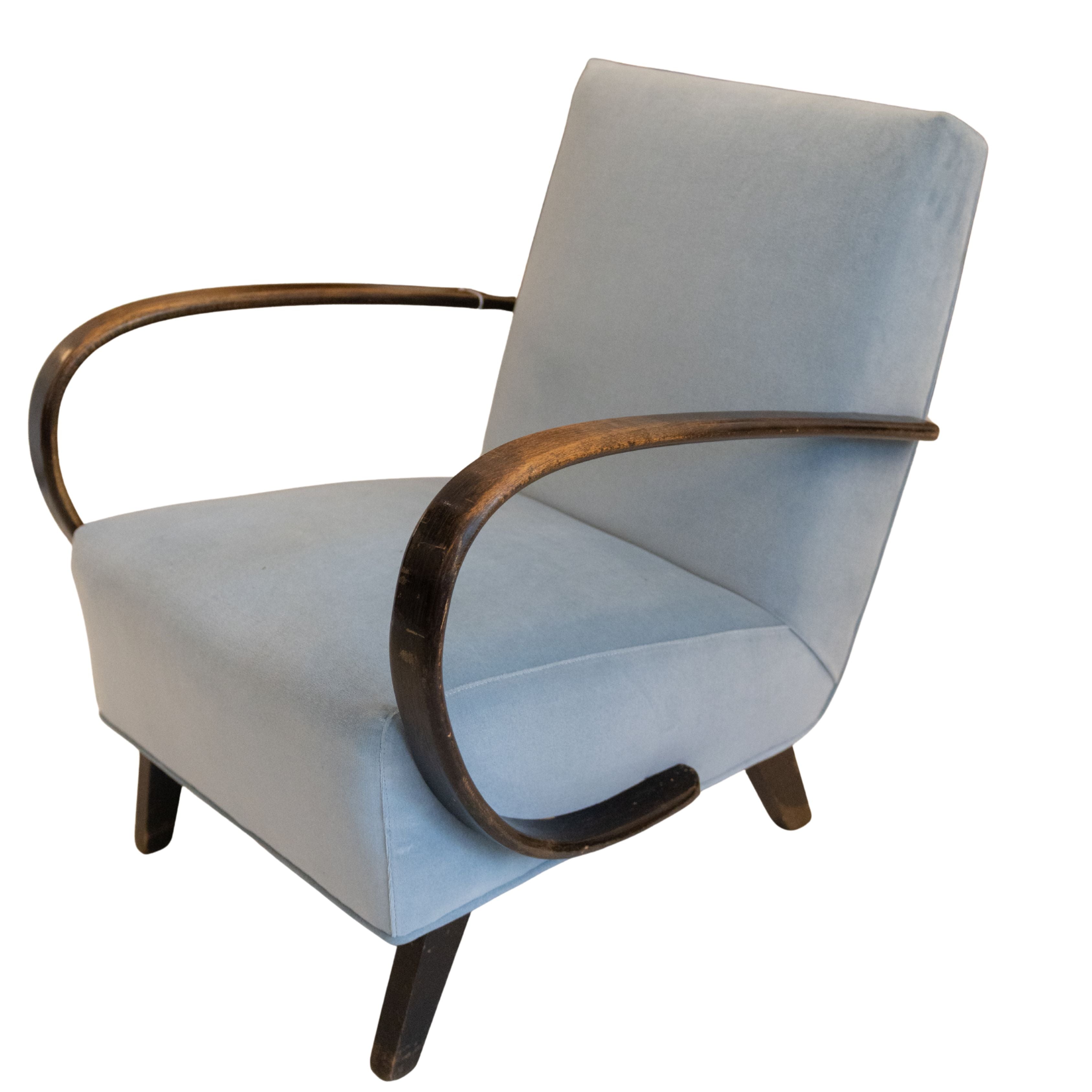 Pair of Halabala-inspired Armchairs