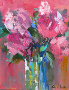Amy Dixon - Pink on Pink (14 x 11)