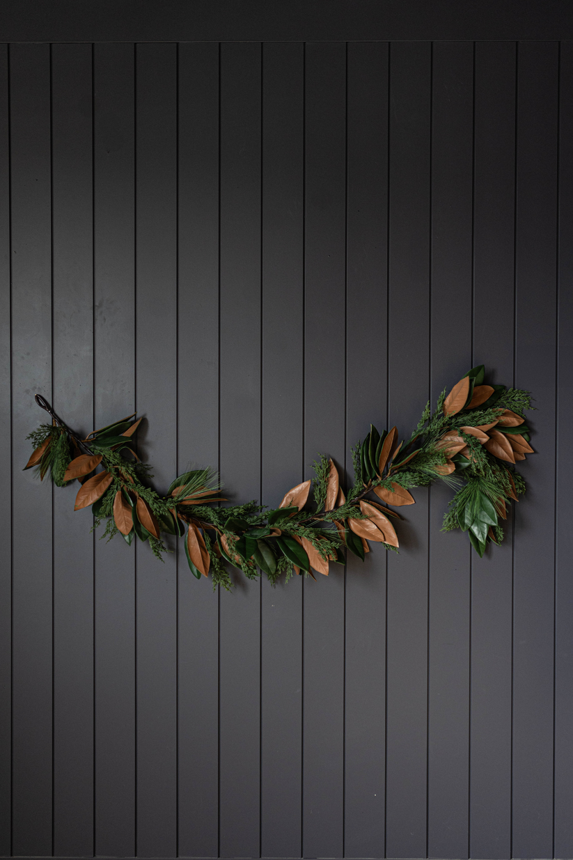 6ft Norfolk & Cypress Mixed Real Touch Garland