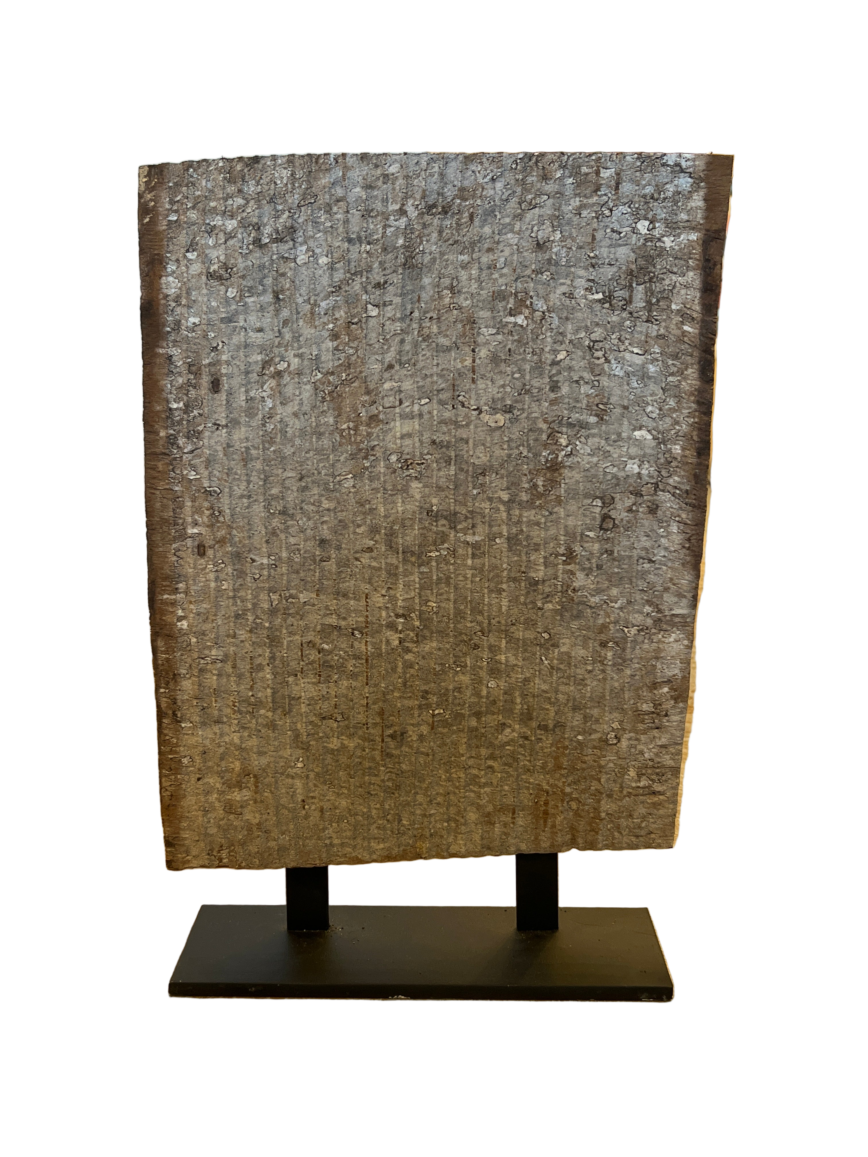 Decorative Wooden Roof Piece on Stand 21"H