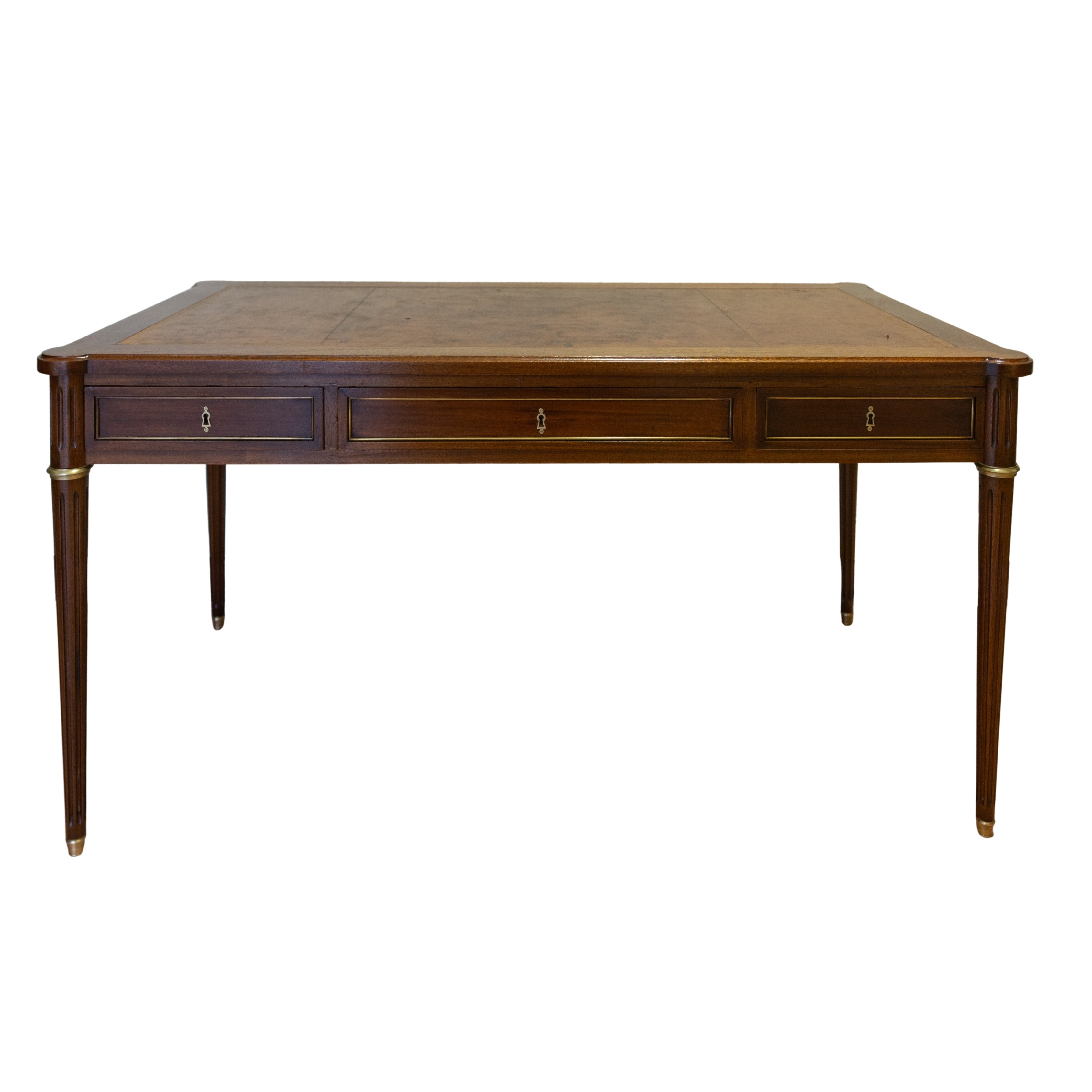 Louis XVI Desk with Original Leather