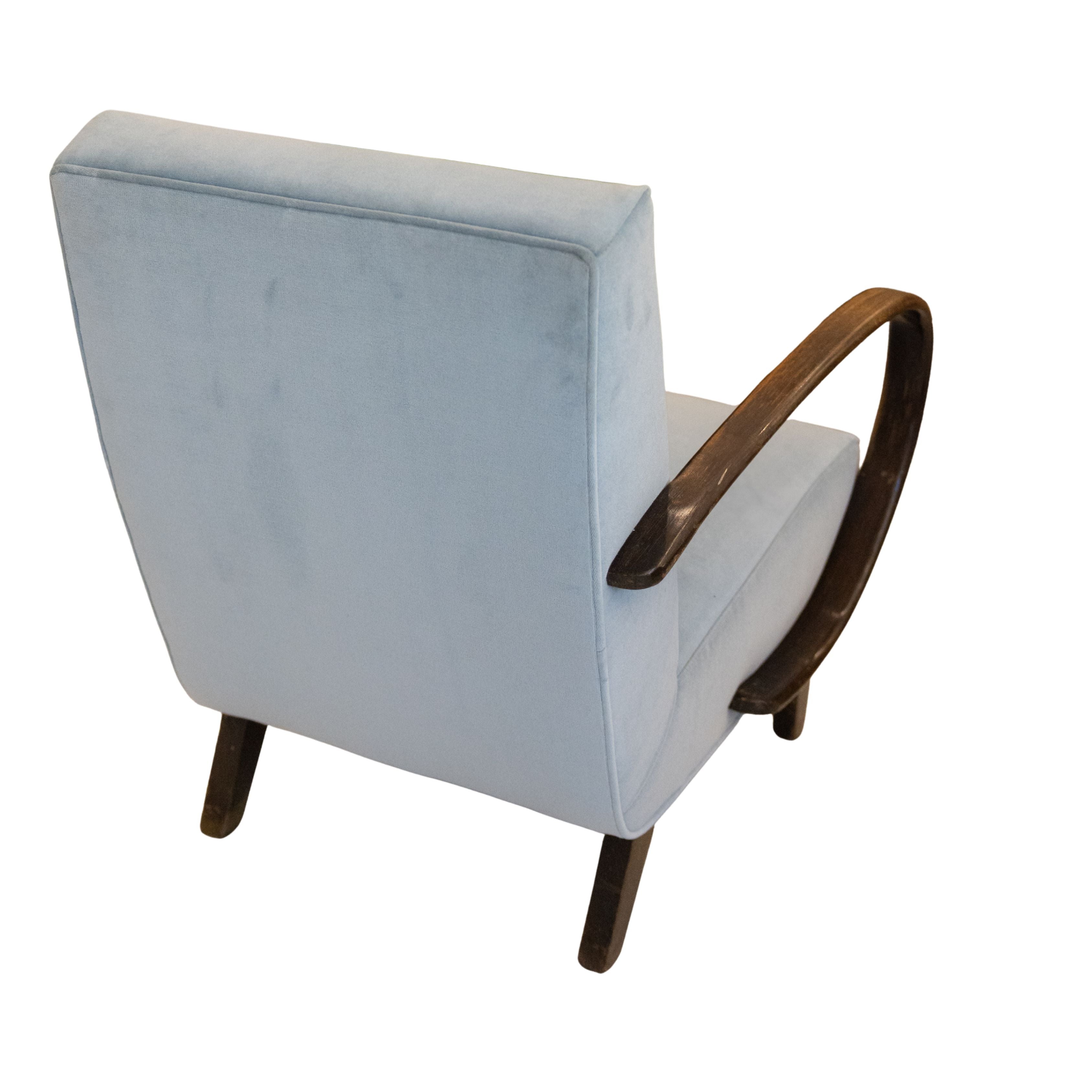 Pair of Halabala-inspired Armchairs