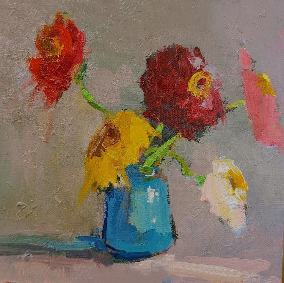 Millie Gosch - Summer Bouquet (8 x 8)
